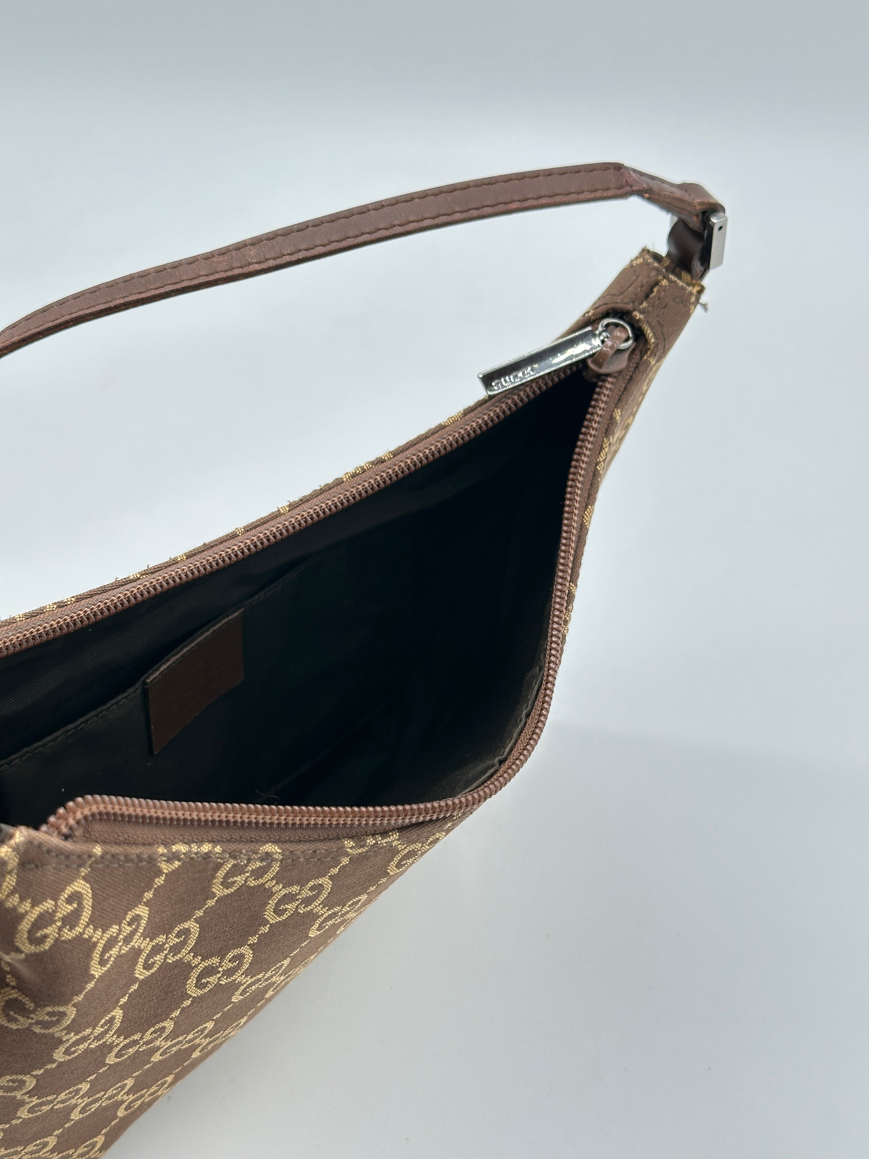 Gucci Canvas Baguette