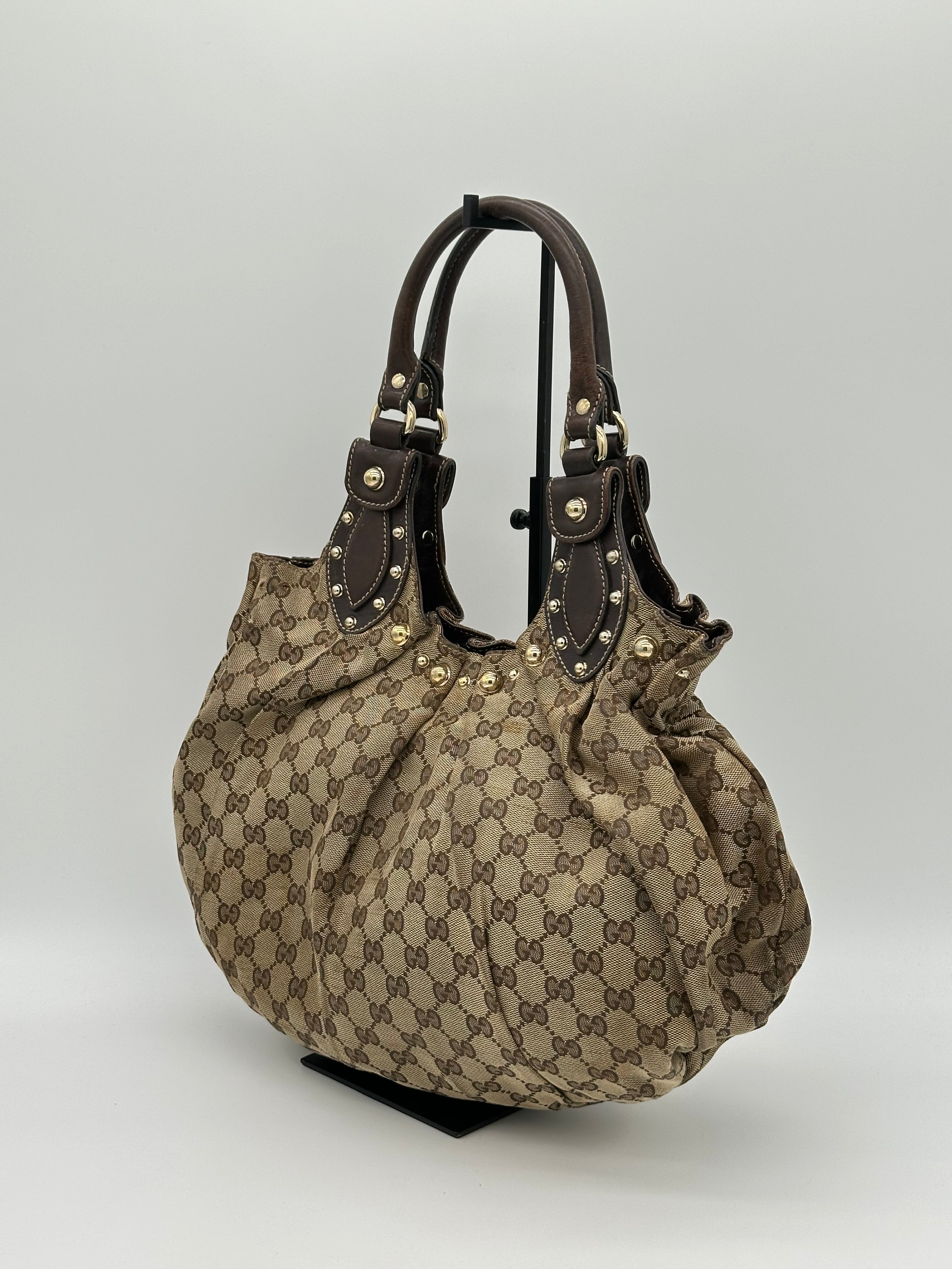 Gucci Studded Pelham Hobo