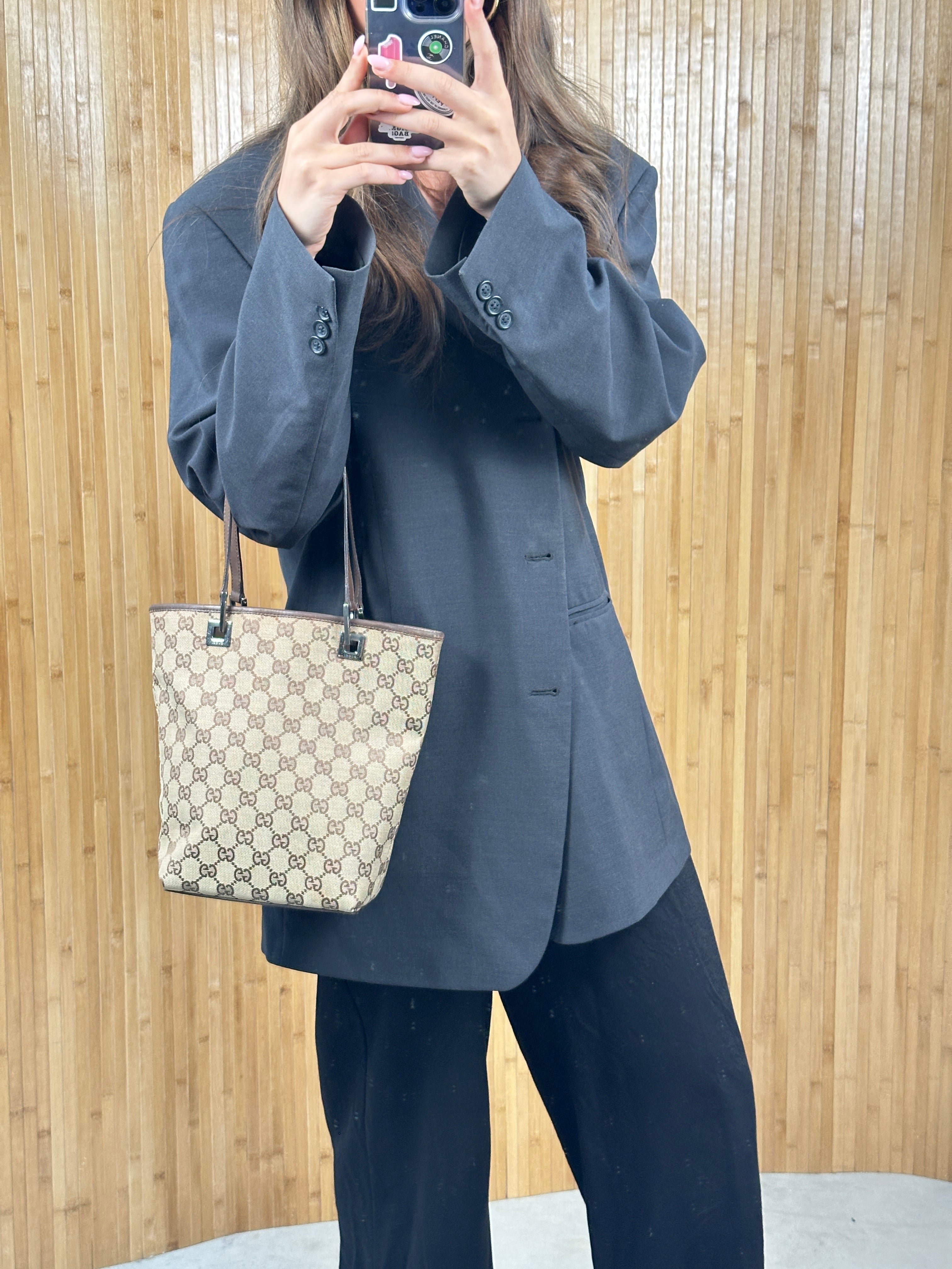 Gucci Canvas Tote Bag