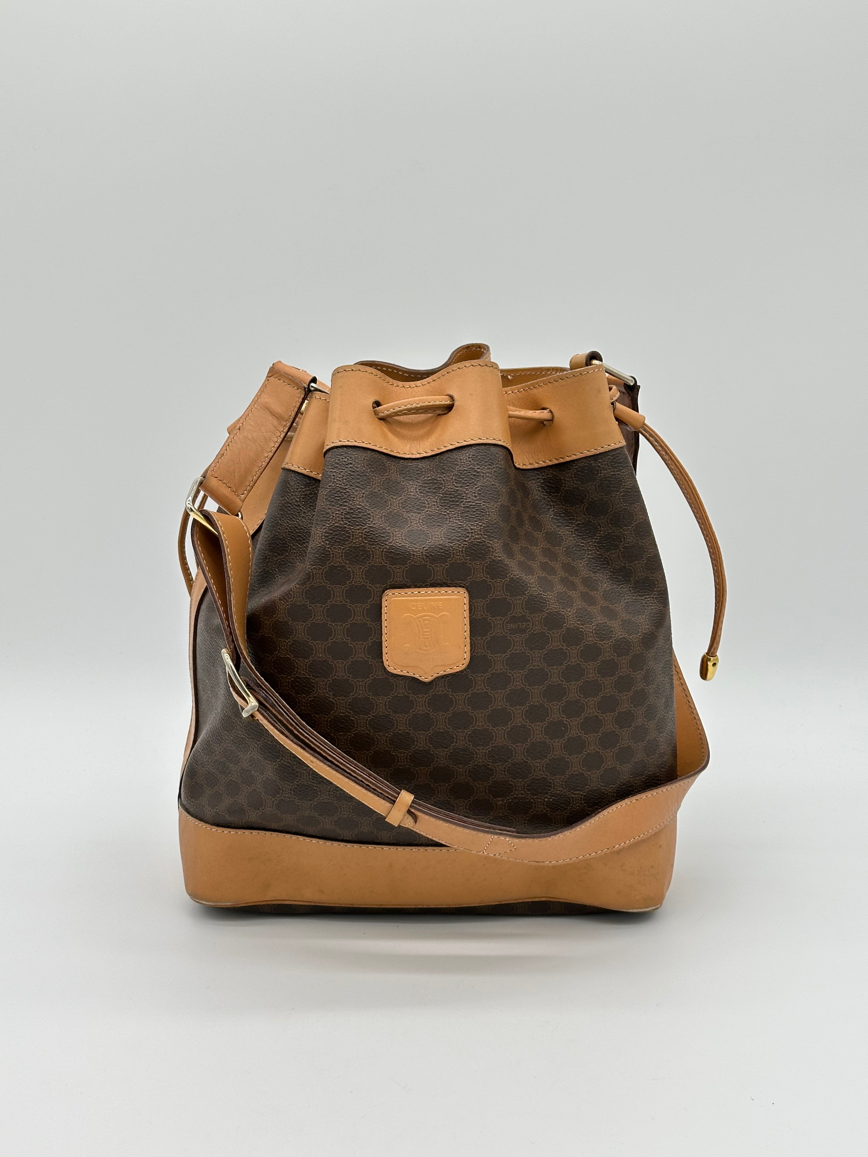 Céline Macadam Bucket Bag