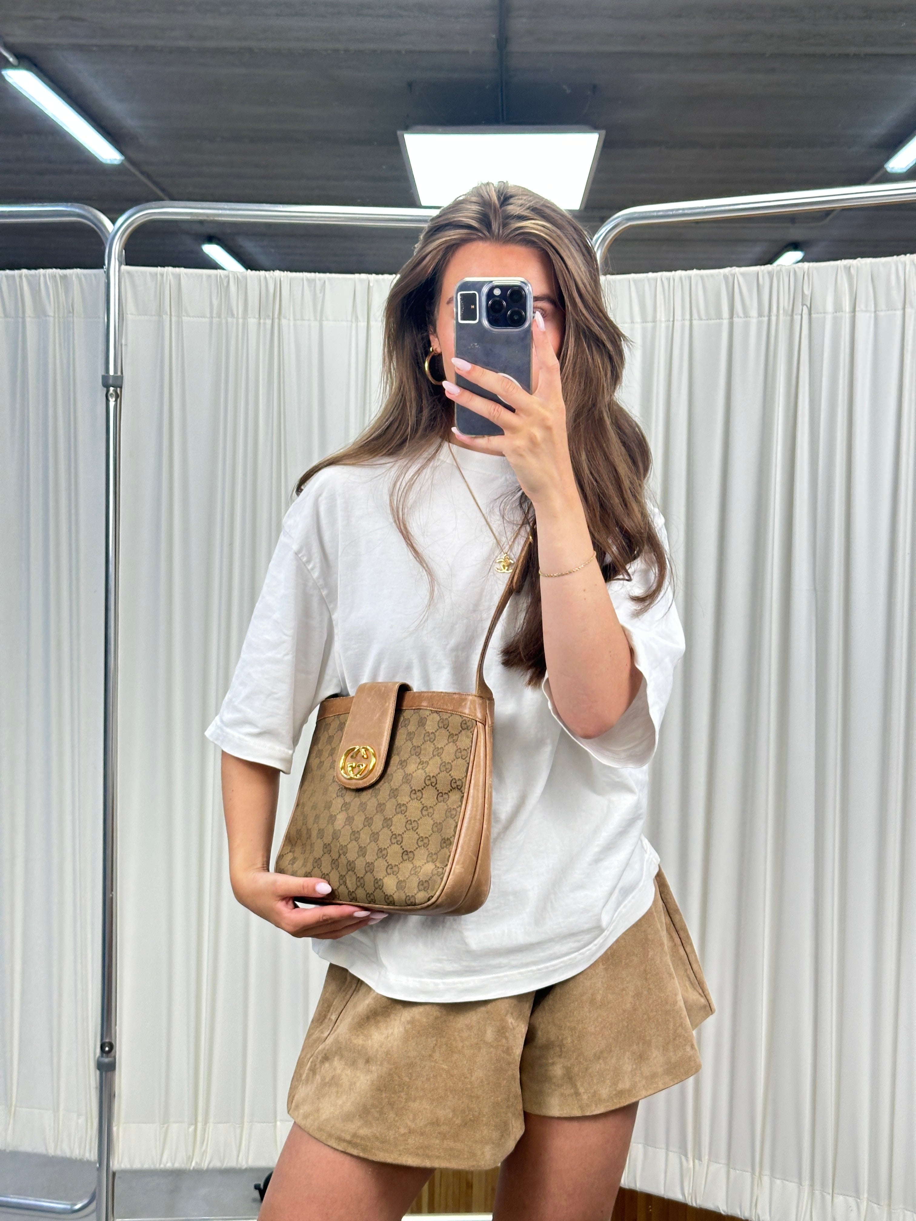 Gucci Supreme Saddle Shoulderbag
