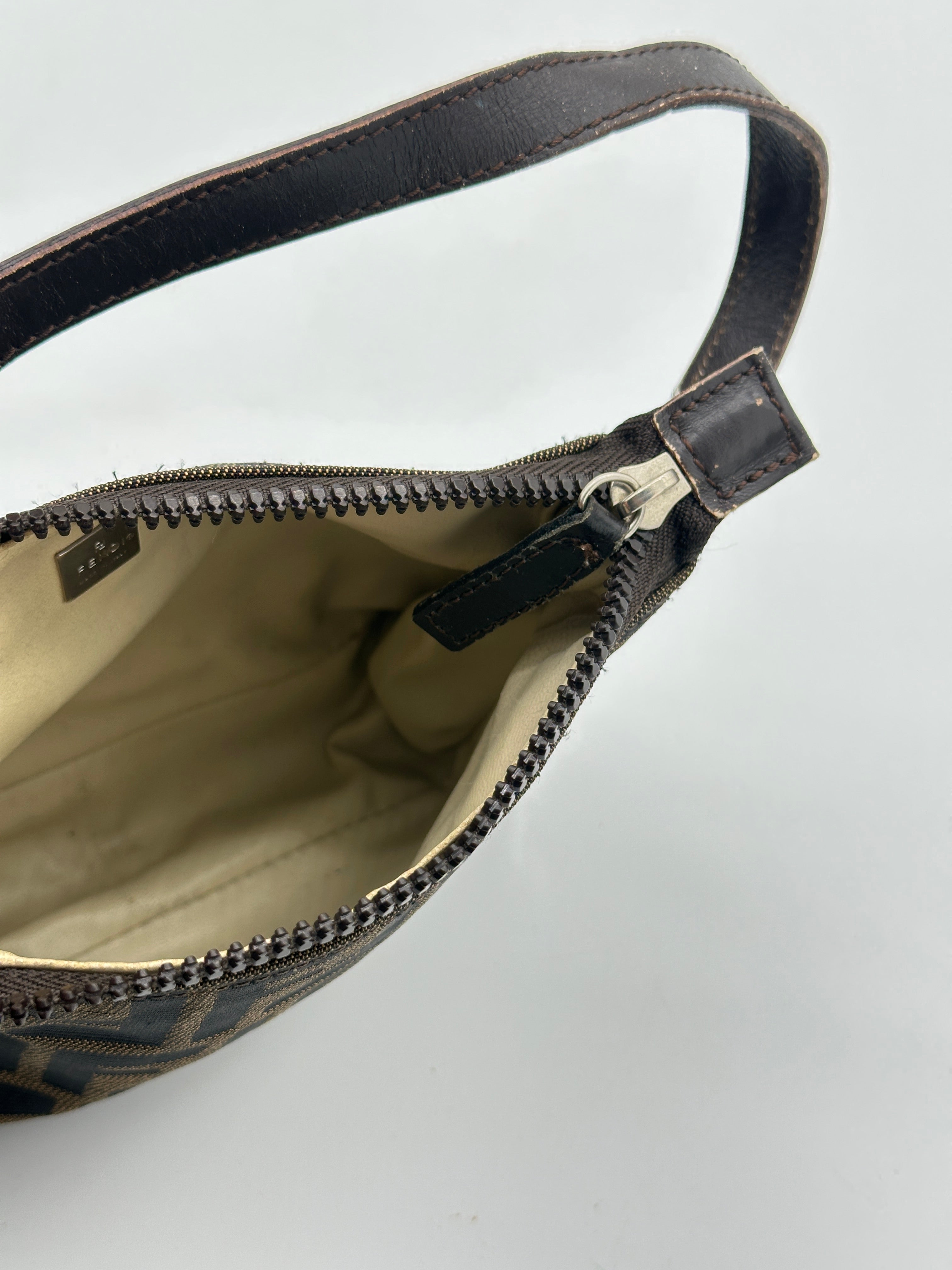 Fendi Zucca Canvas Pochette