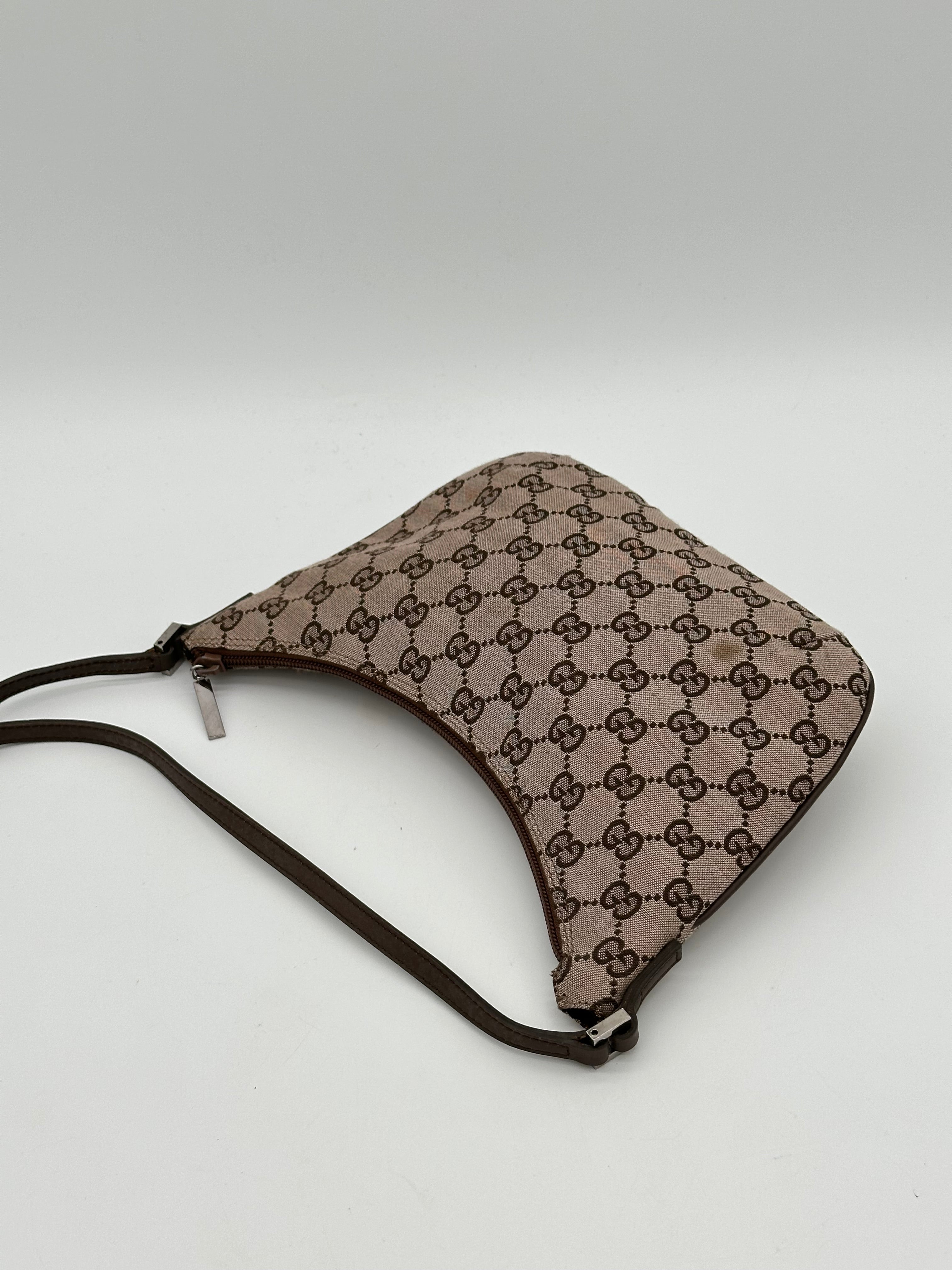 Gucci Canvas Baguette