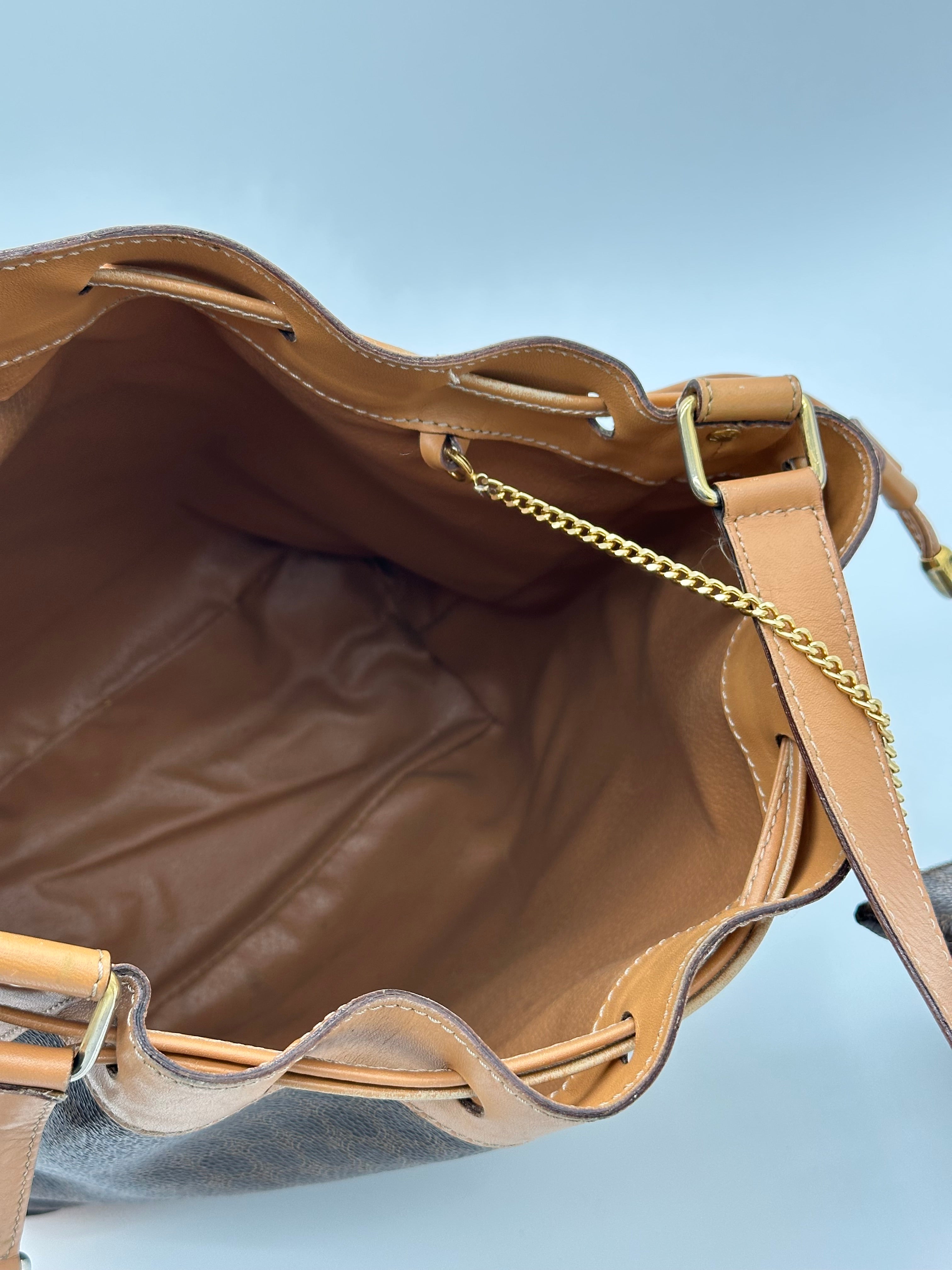 Céline Macadam Bucket Bag