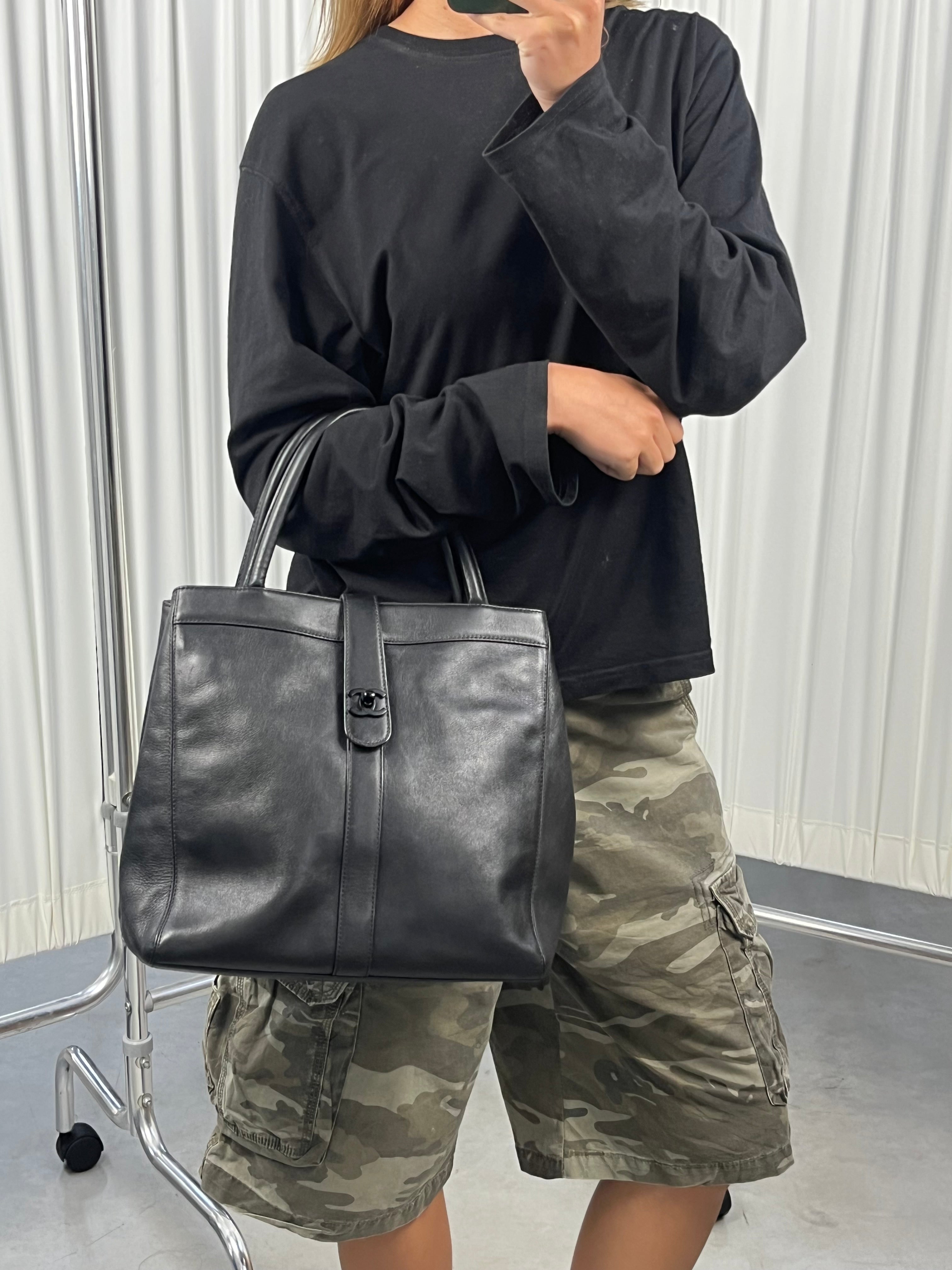 Chanel Turn Lock Tote Bag