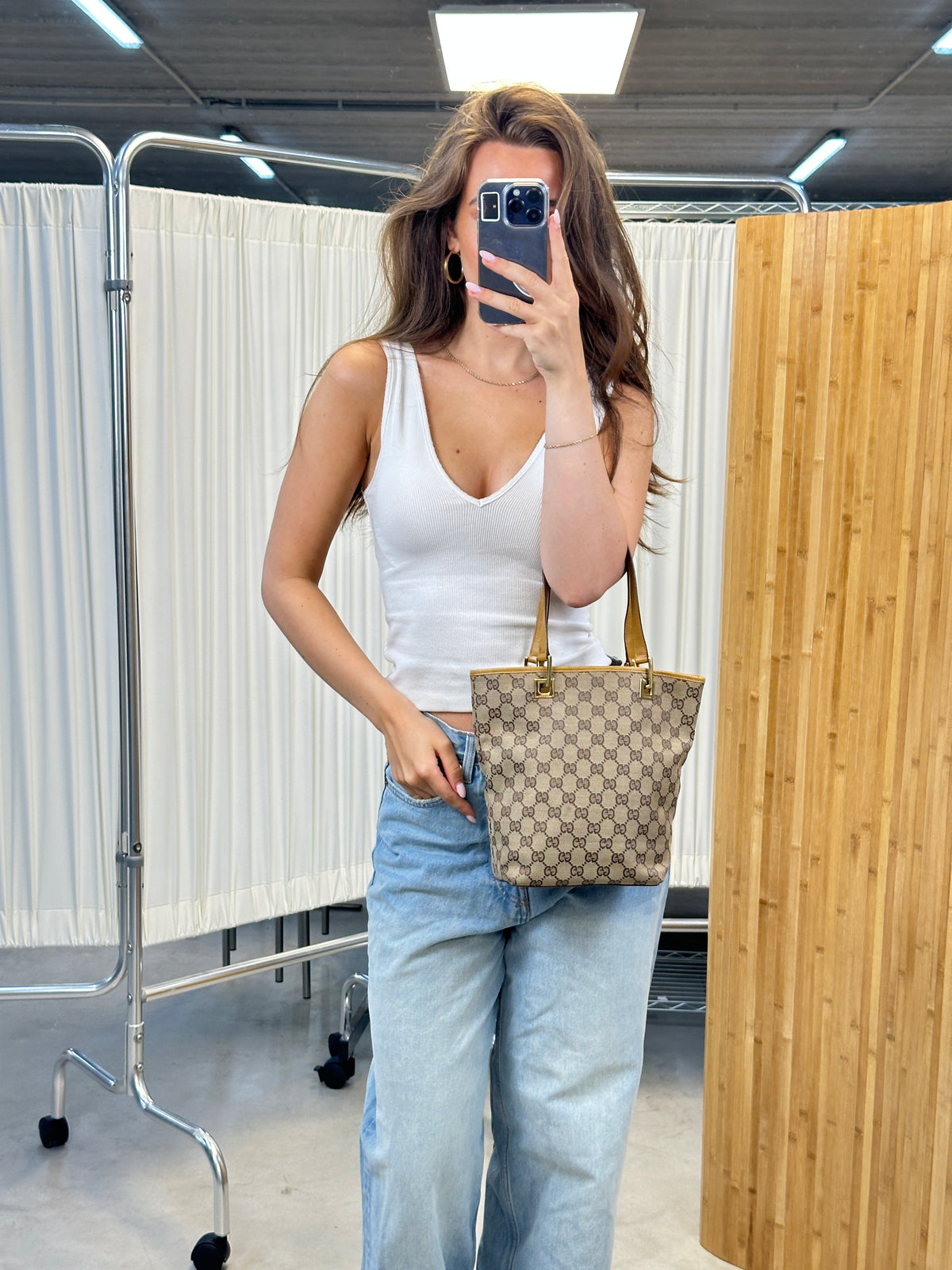 Gucci Canvas Tote Bag