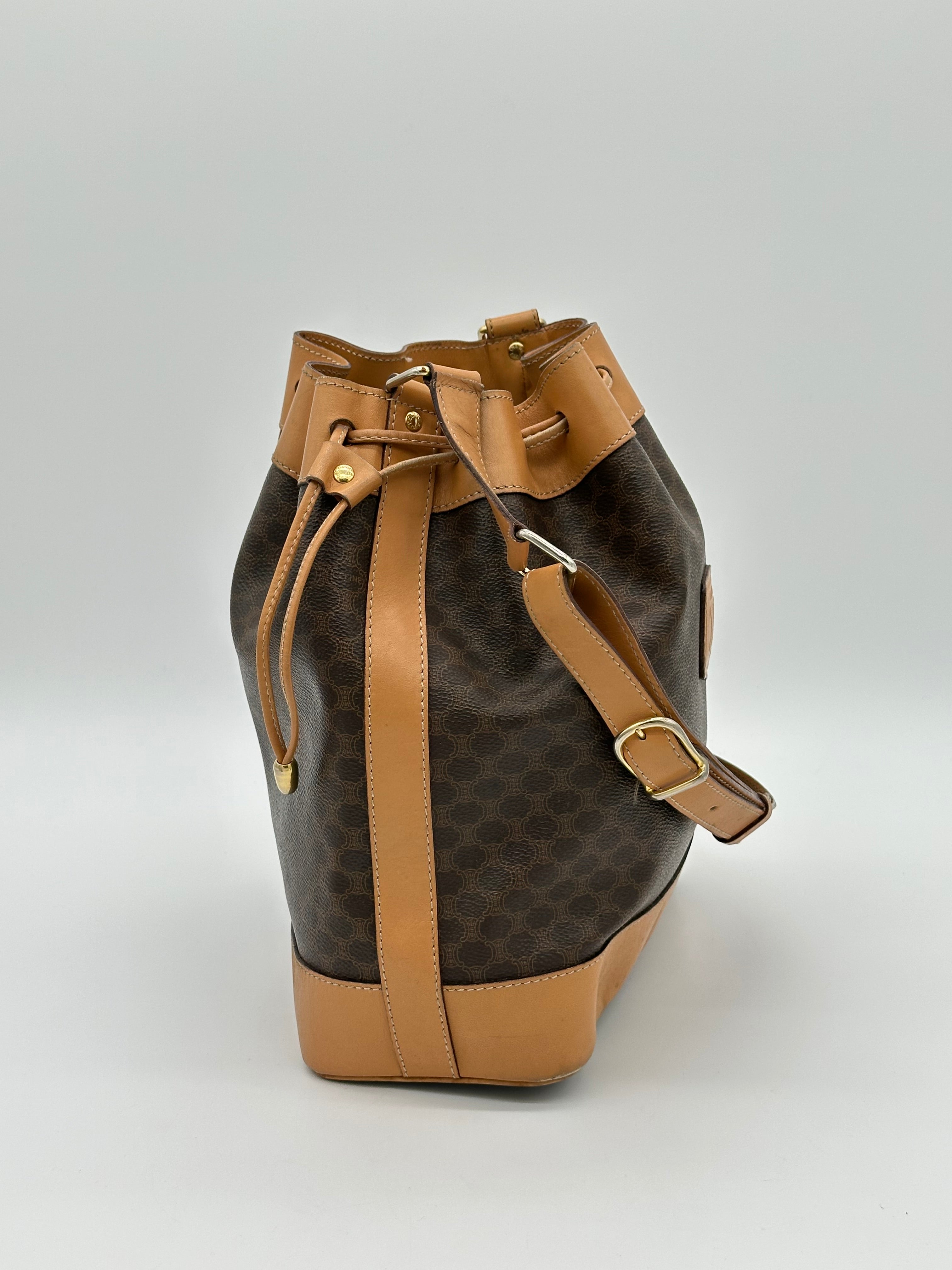 Céline Macadam Bucket Bag