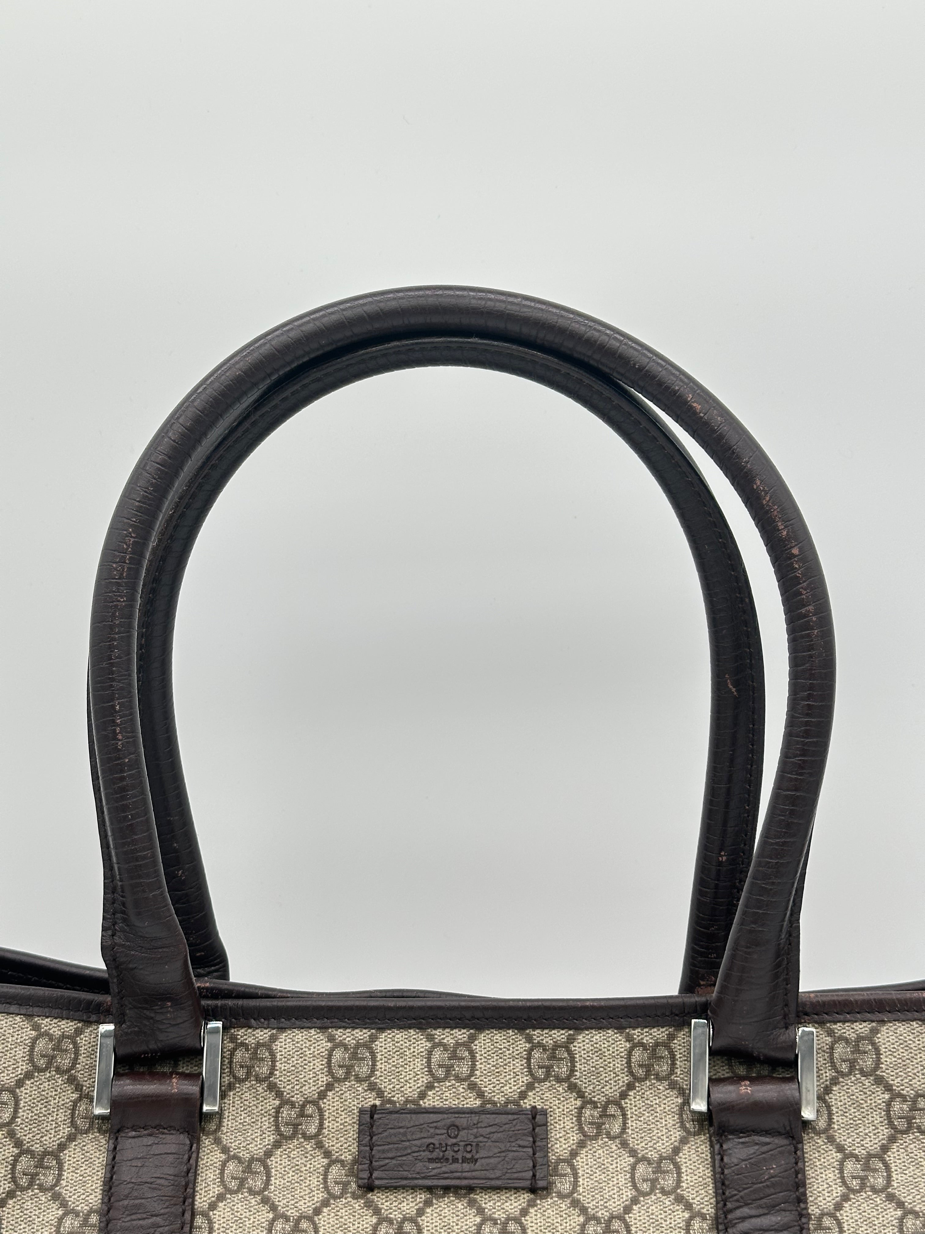 Gucci PVC Supreme Tote Bag