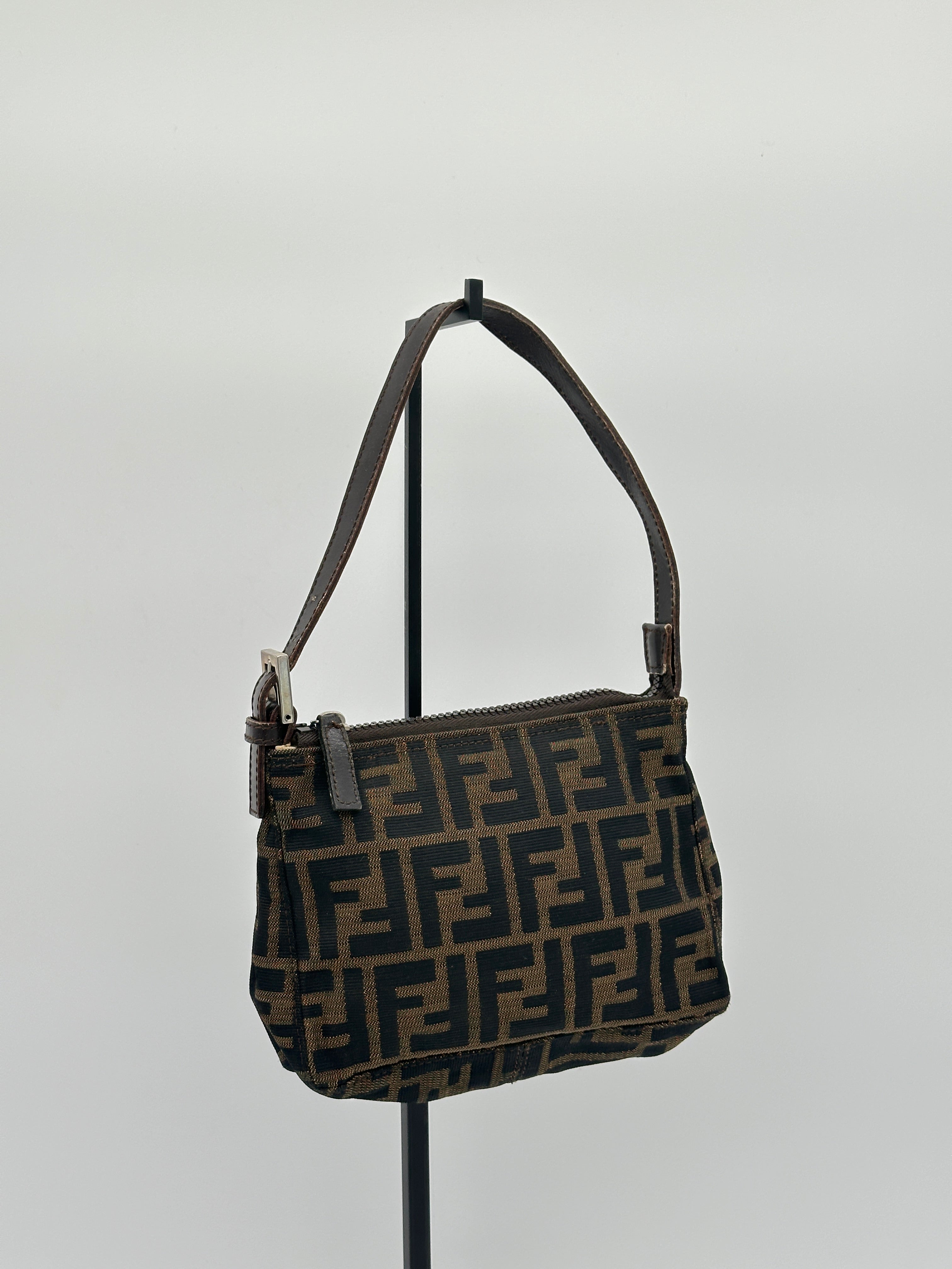 Fendi Zucca Canvas Pochette