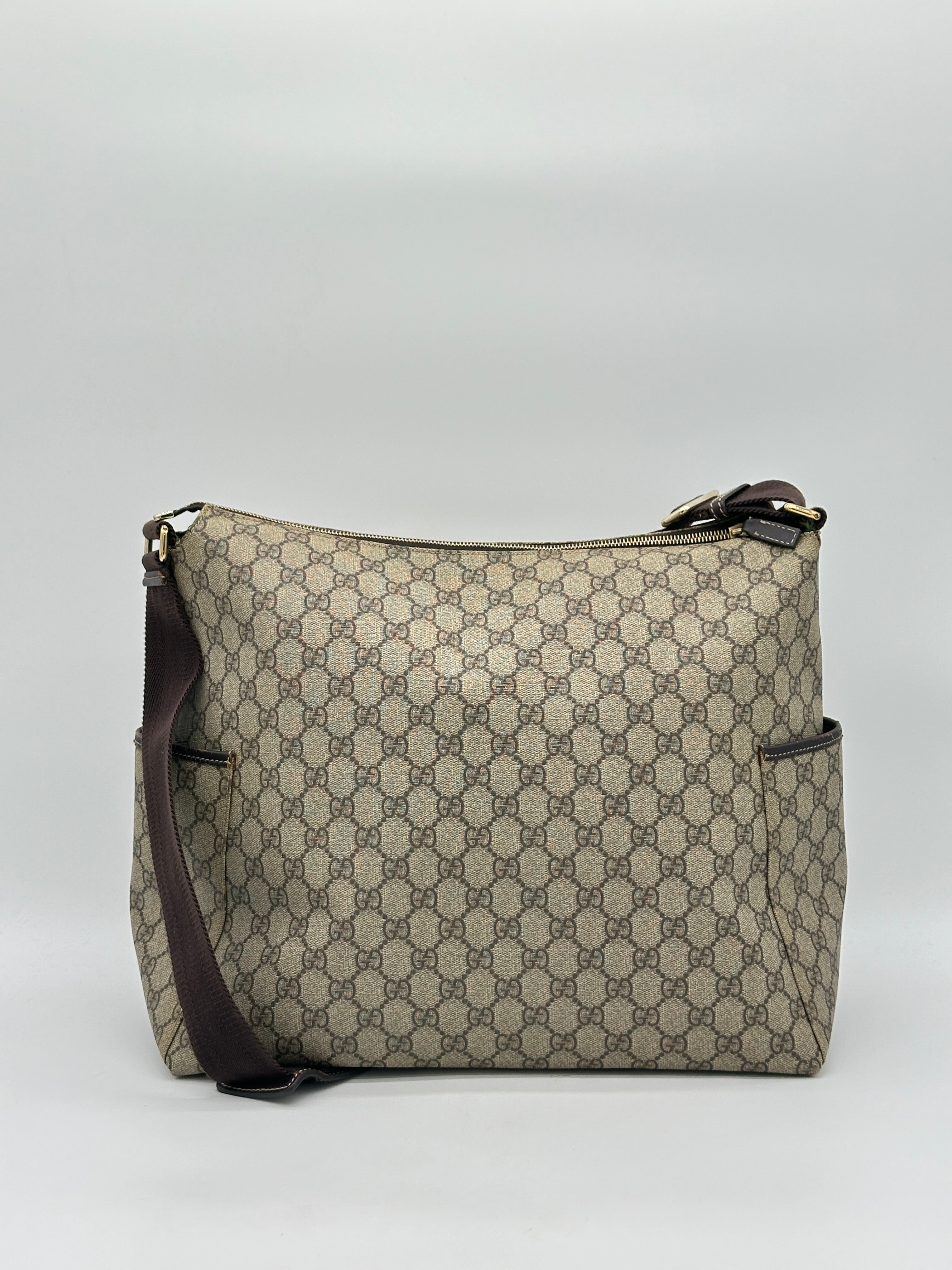 Gucci Canvas Diaper Bag