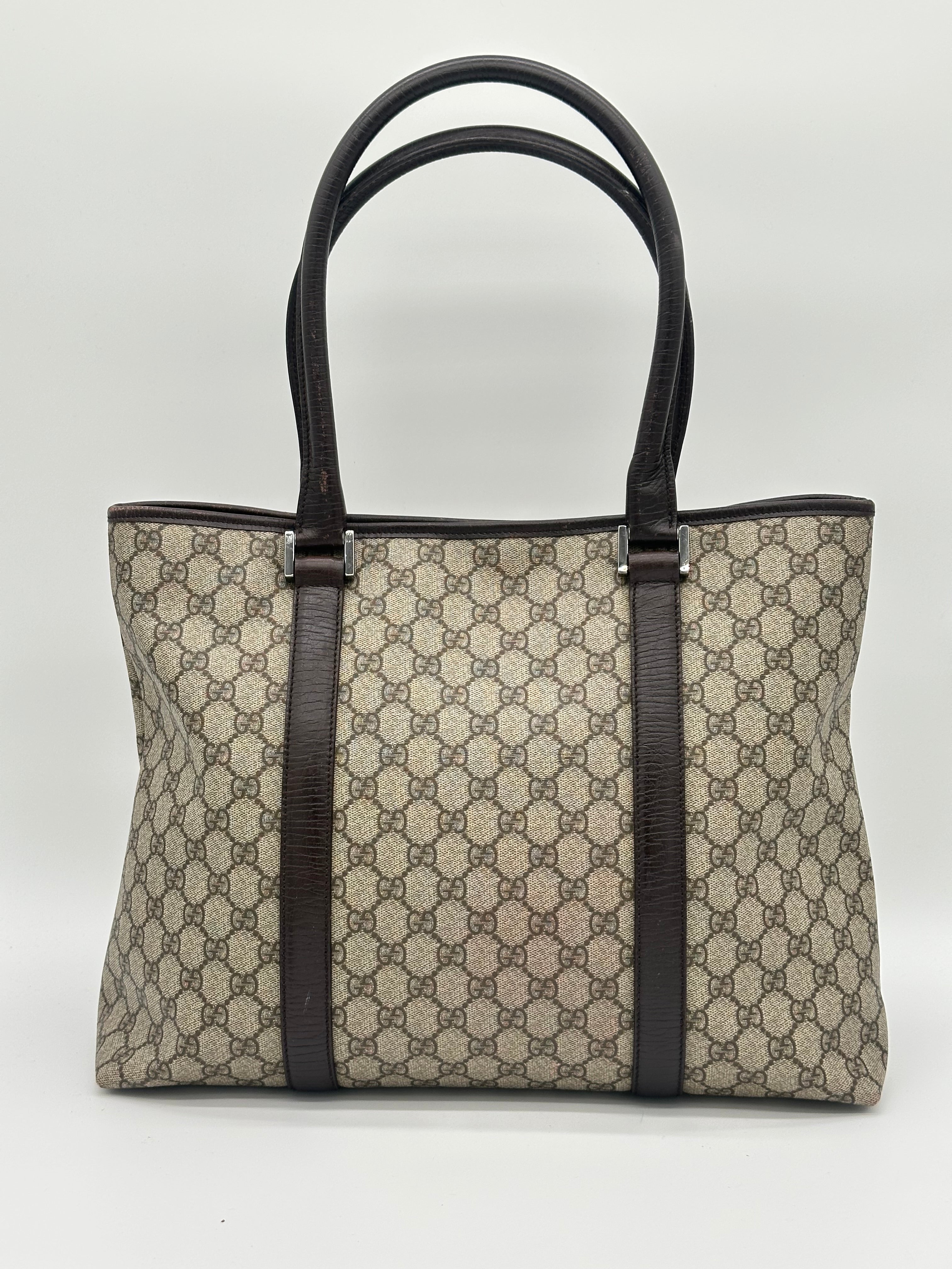 Gucci PVC Supreme Tote Bag