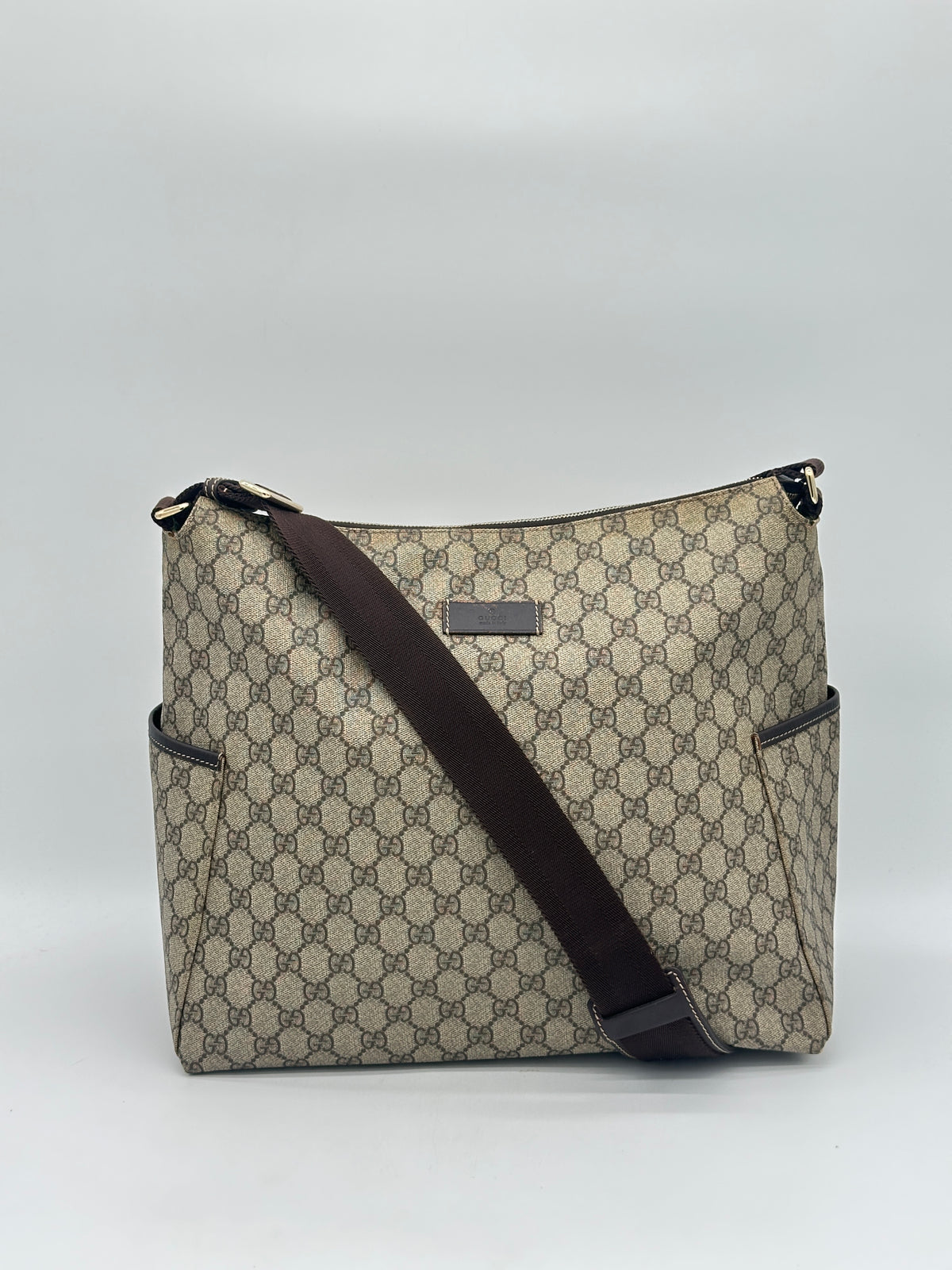 Gucci Canvas Diaper Bag