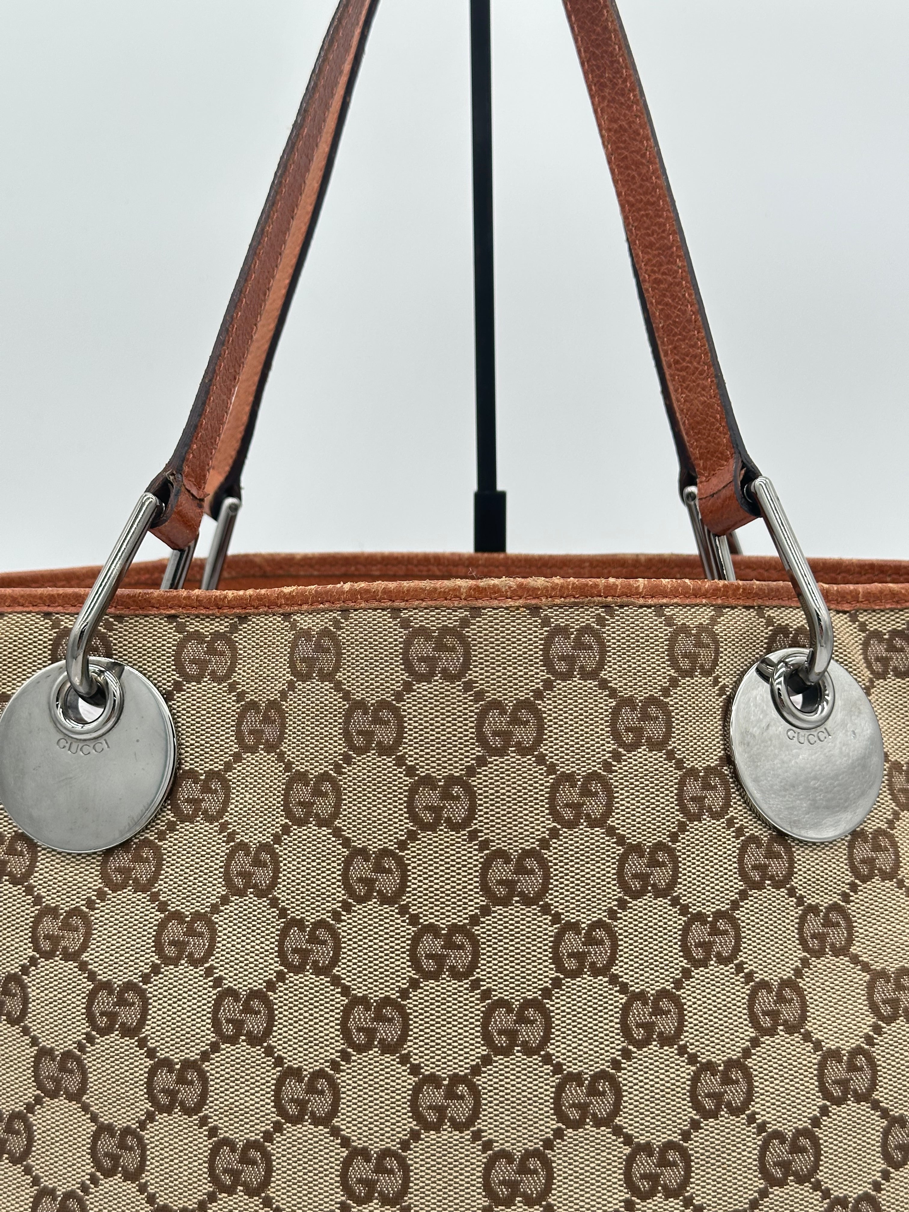 Gucci Eclipse Canvas Tote Bag