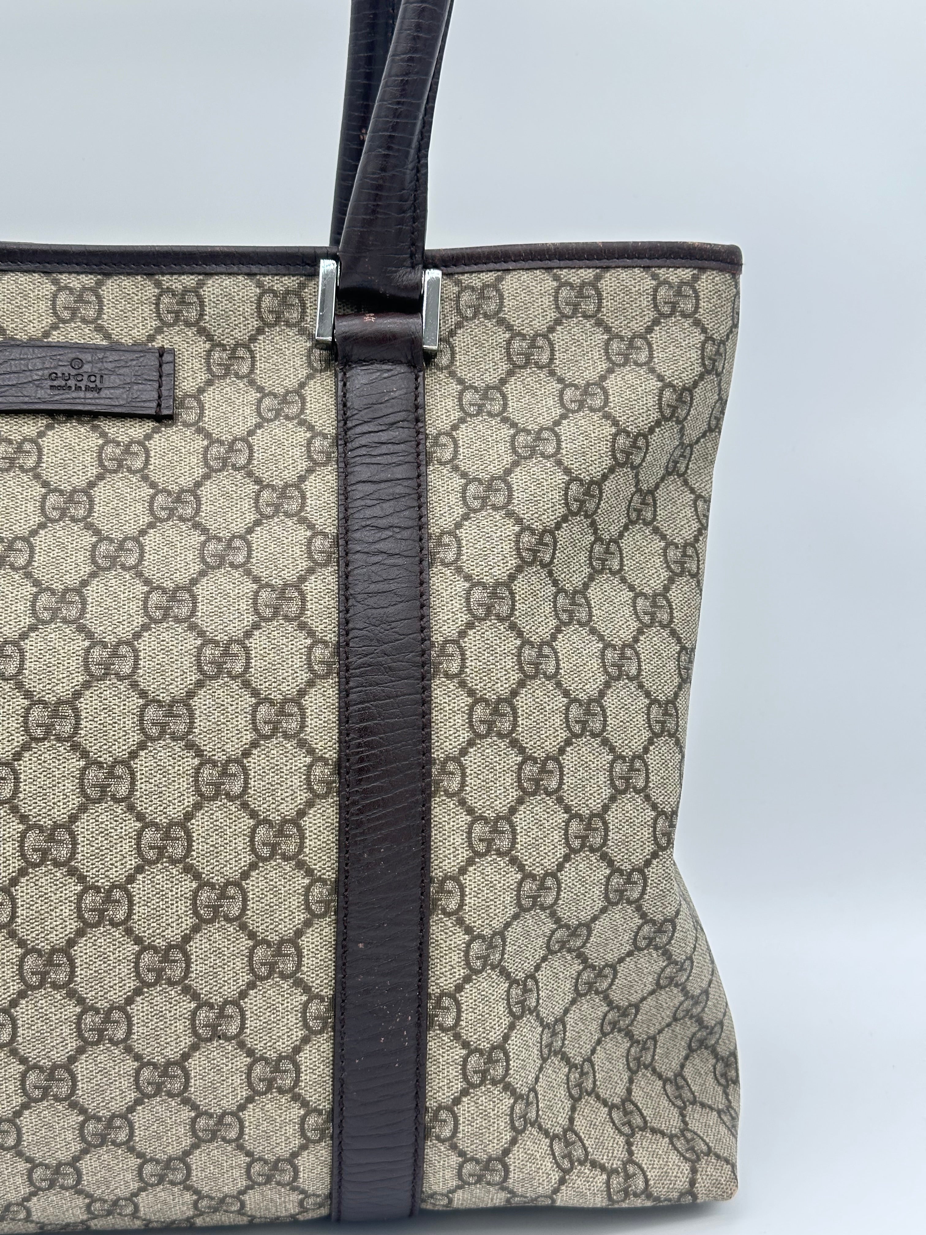 Gucci PVC Supreme Tote Bag