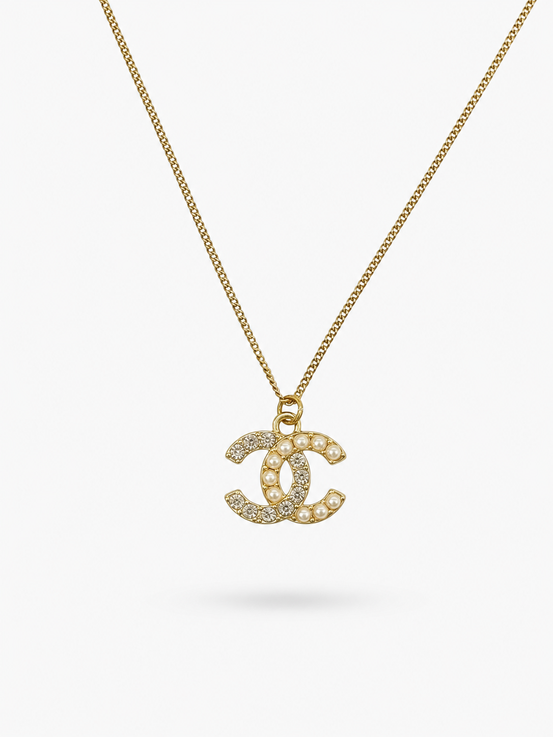 Chanel Strass Pearl Necklace