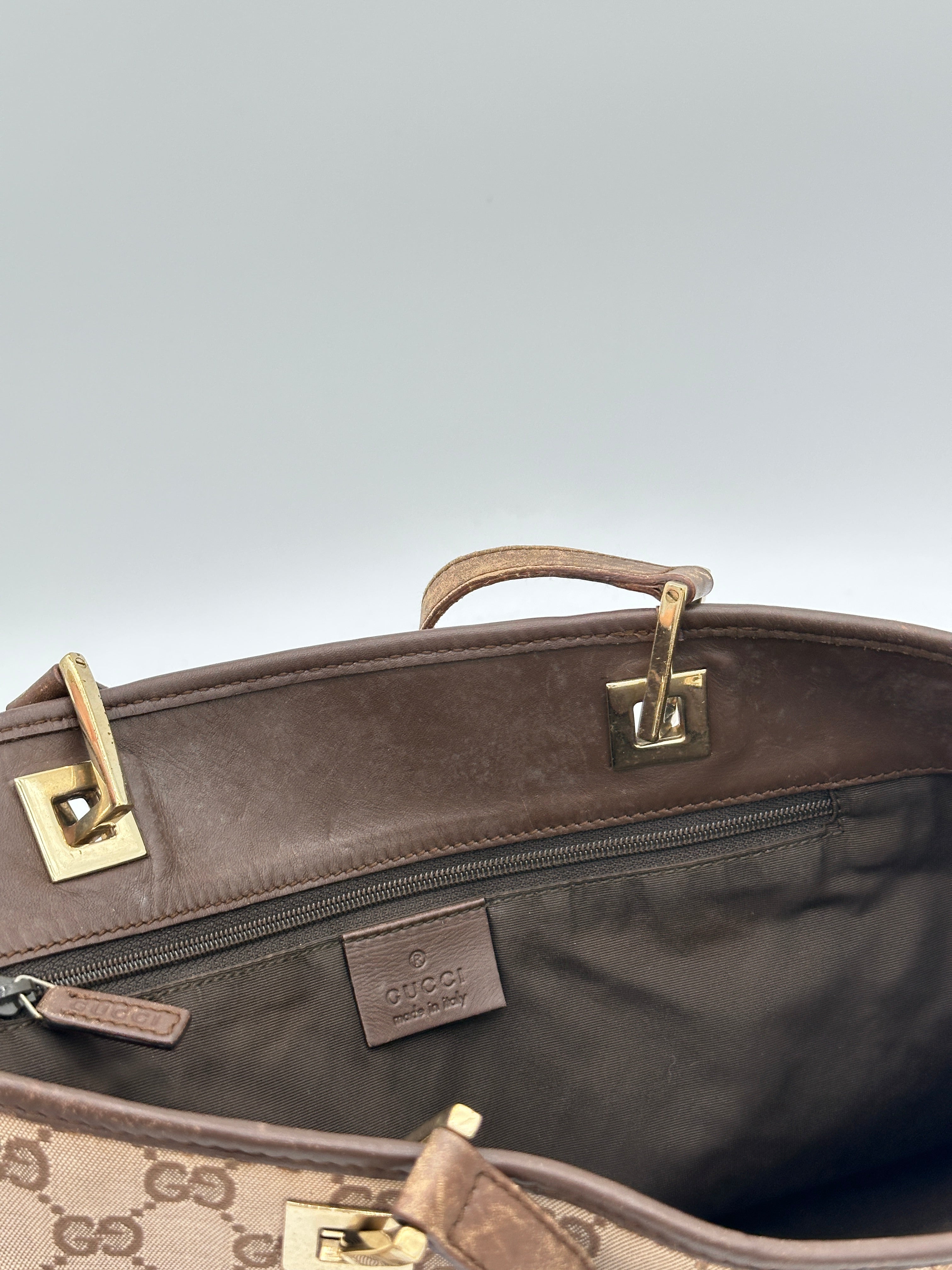 Gucci Canvas Tote Bag