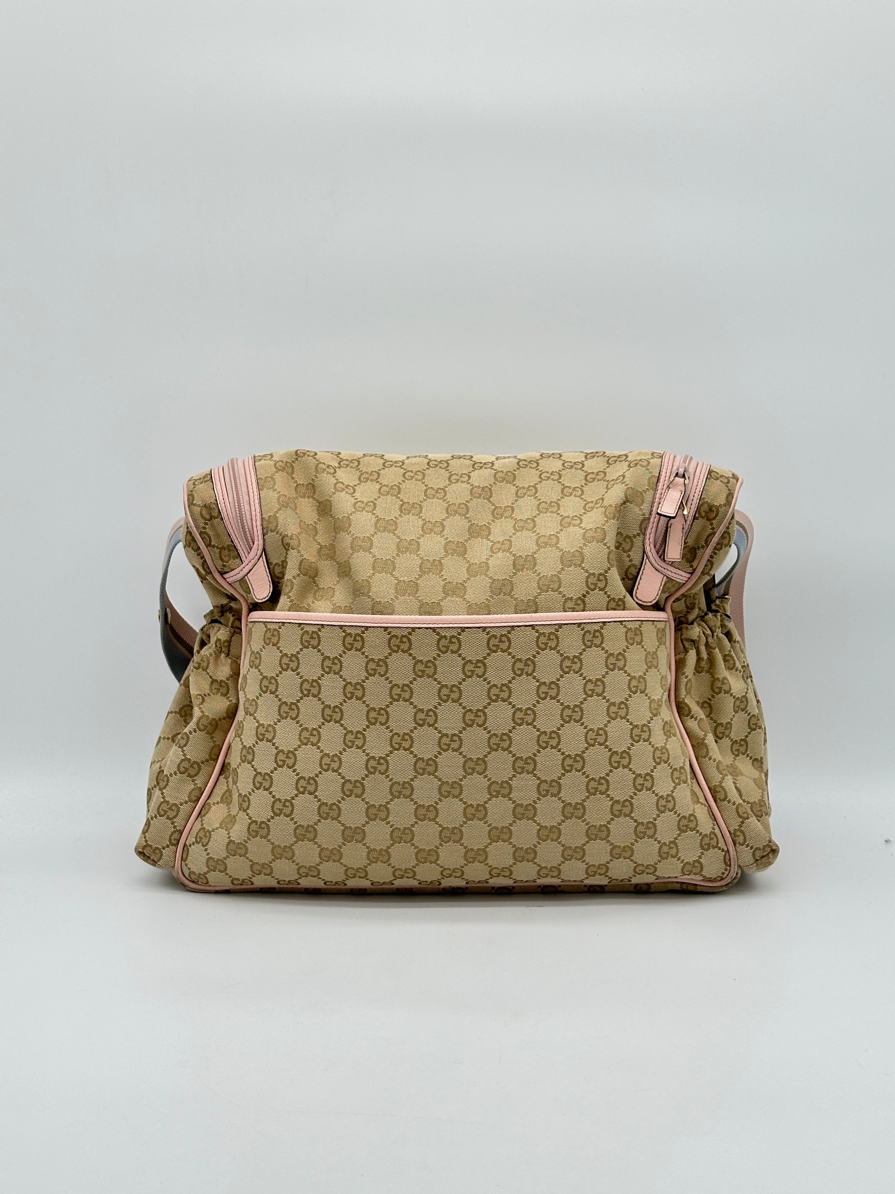 Gucci Canvas Diaper Bag