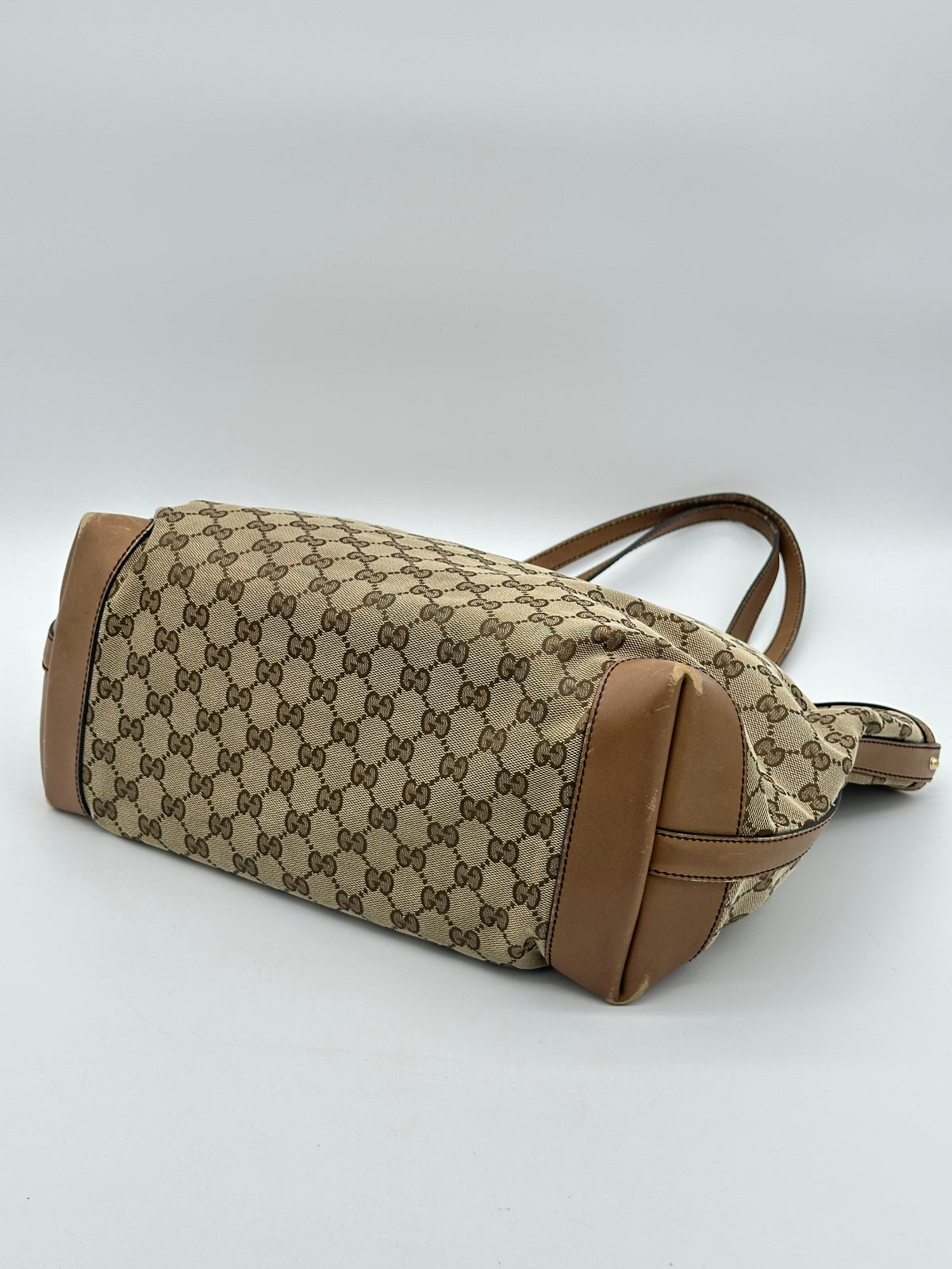 Gucci Craft Canvas Tote Bag