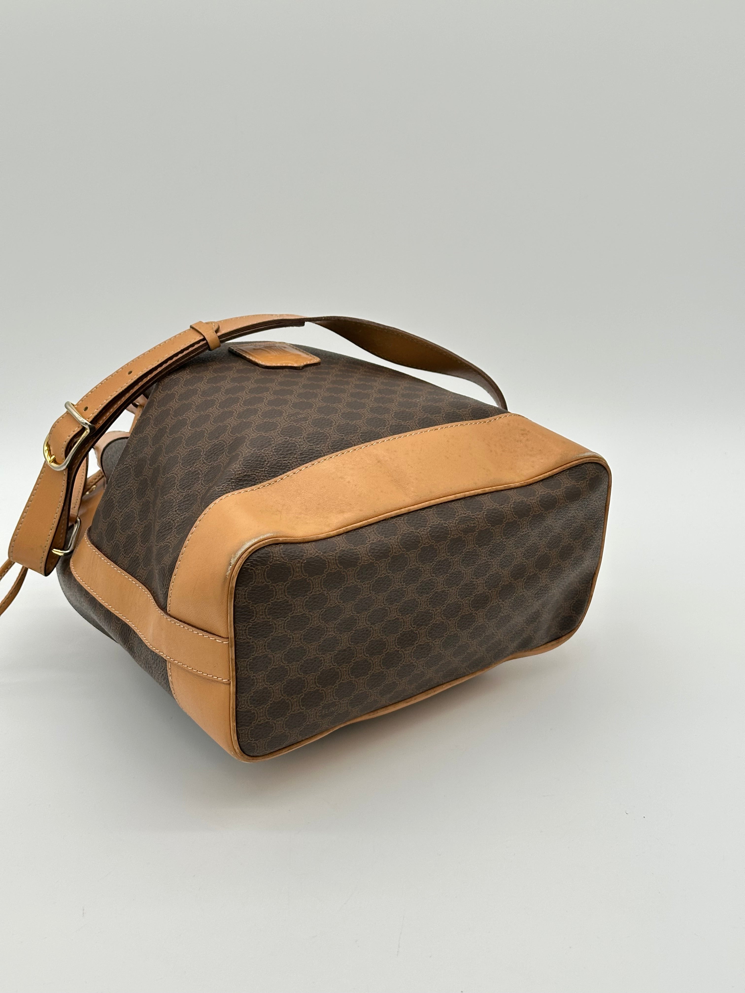 Céline Macadam Bucket Bag