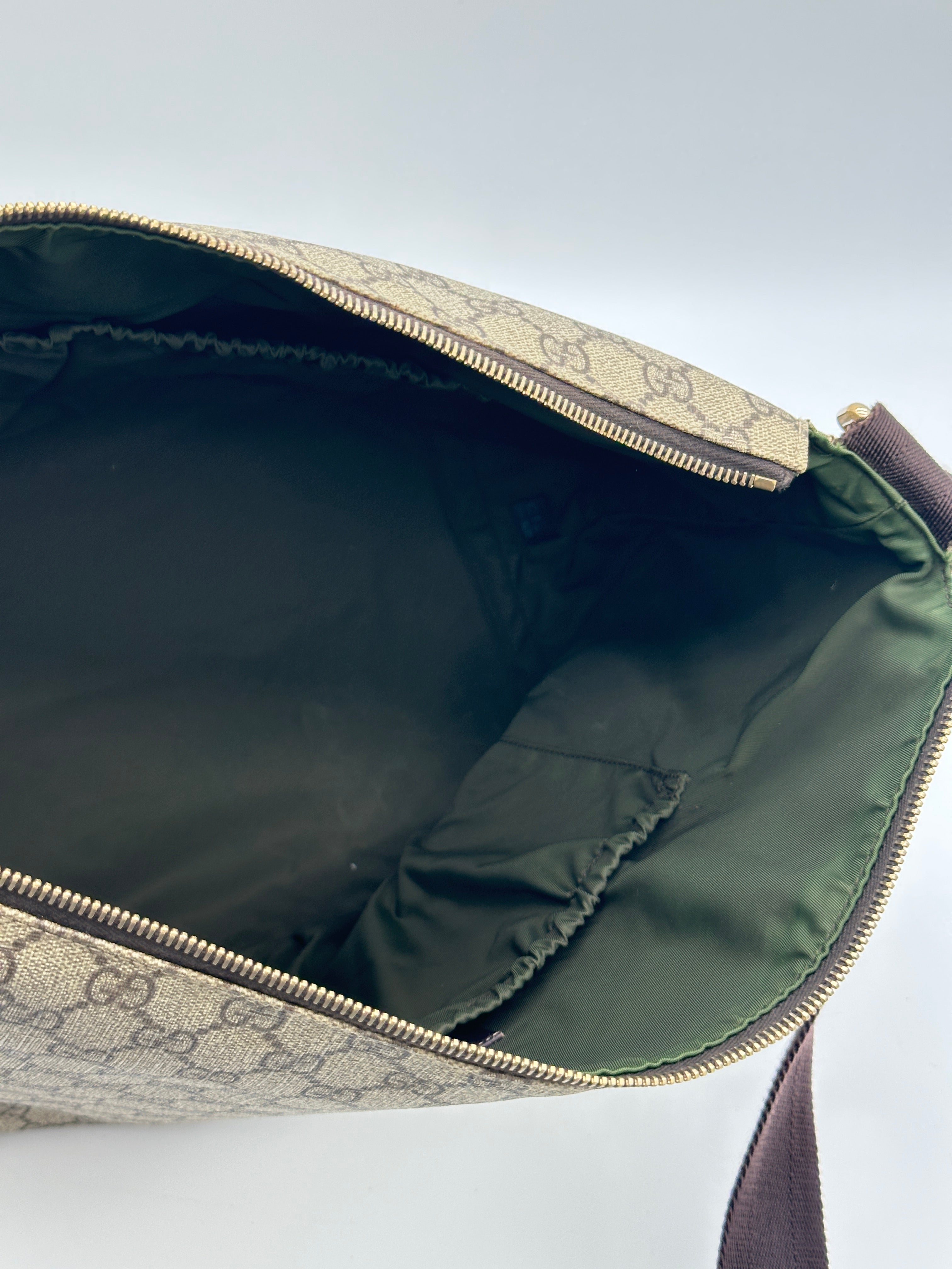 Gucci Canvas Diaper Bag