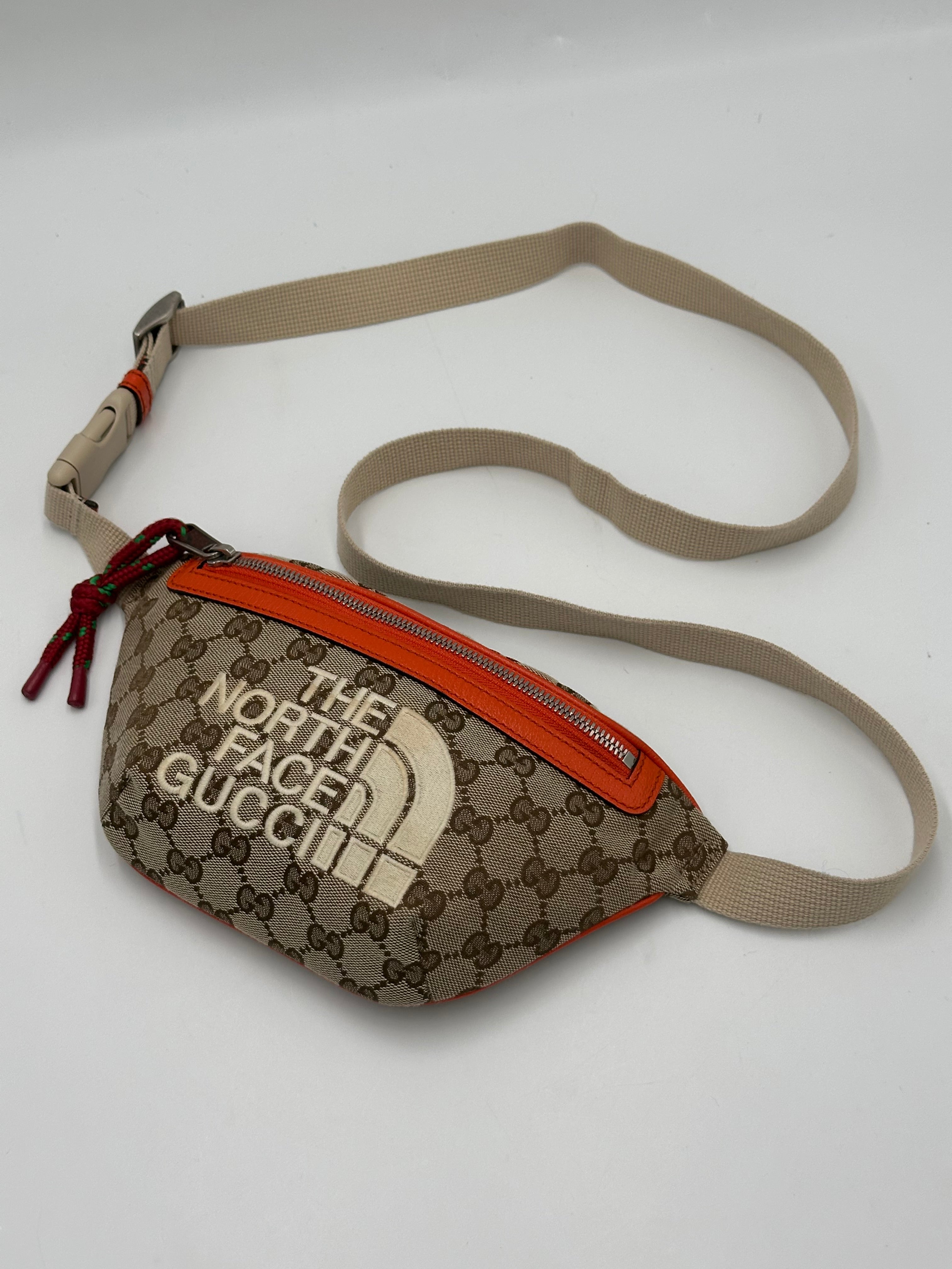 Pre-loved Gucci x The North Face Ophidia Zip Belt Bag | Pepper