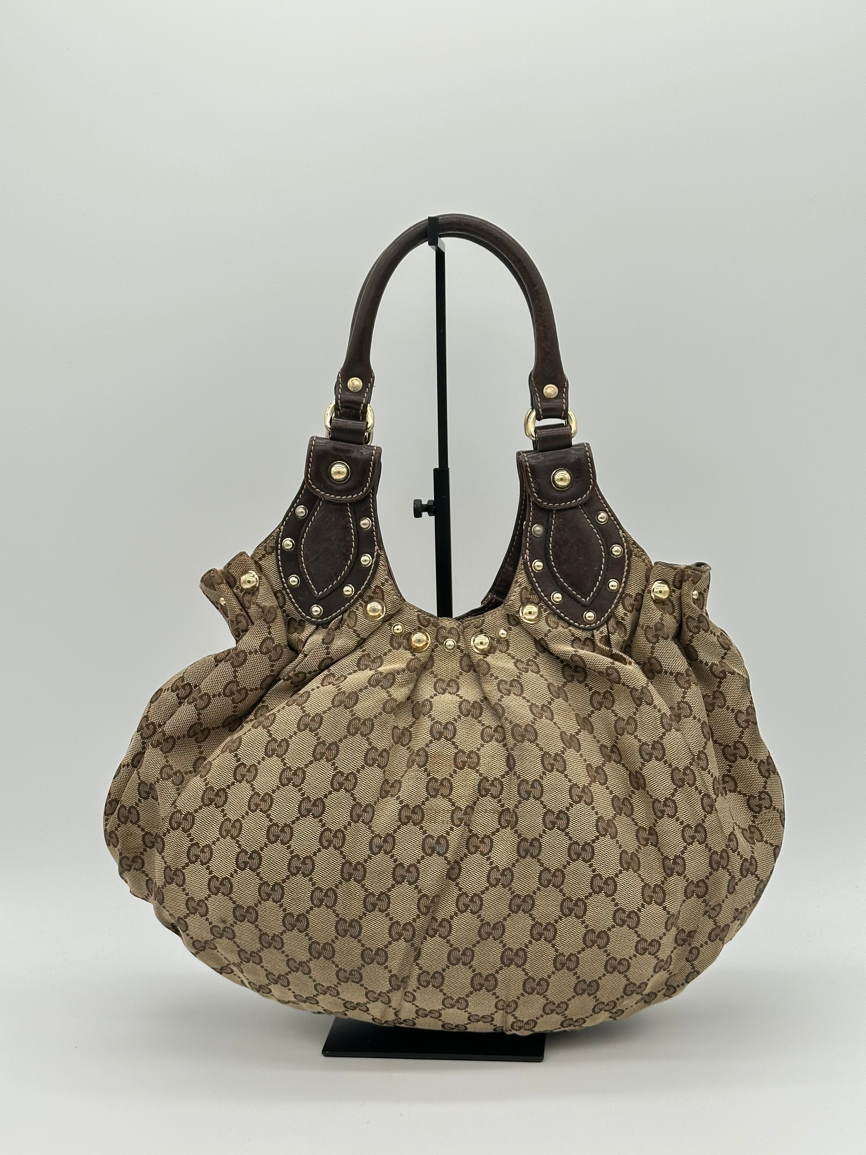 Gucci Studded Pelham Hobo