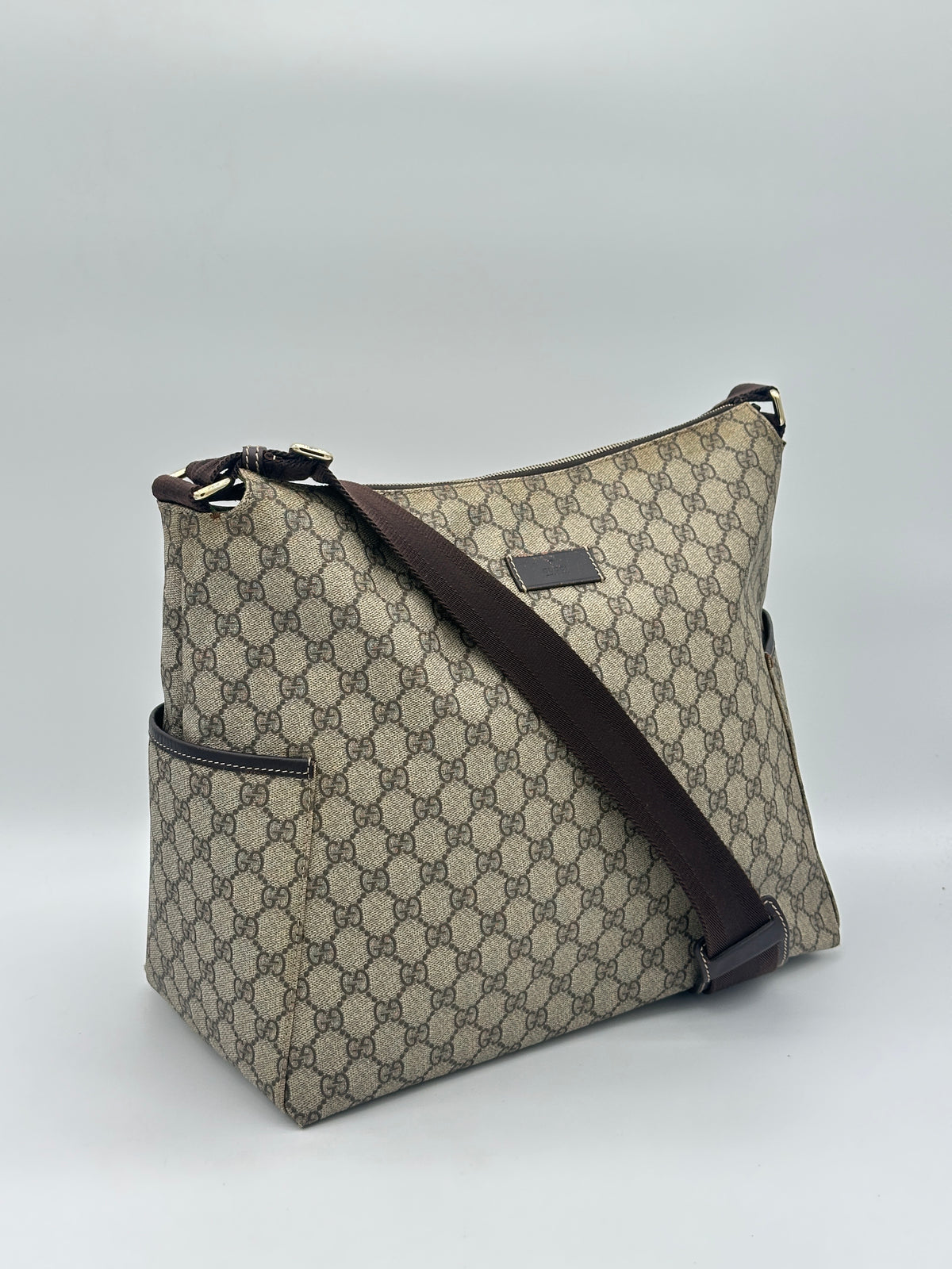Gucci Canvas Diaper Bag