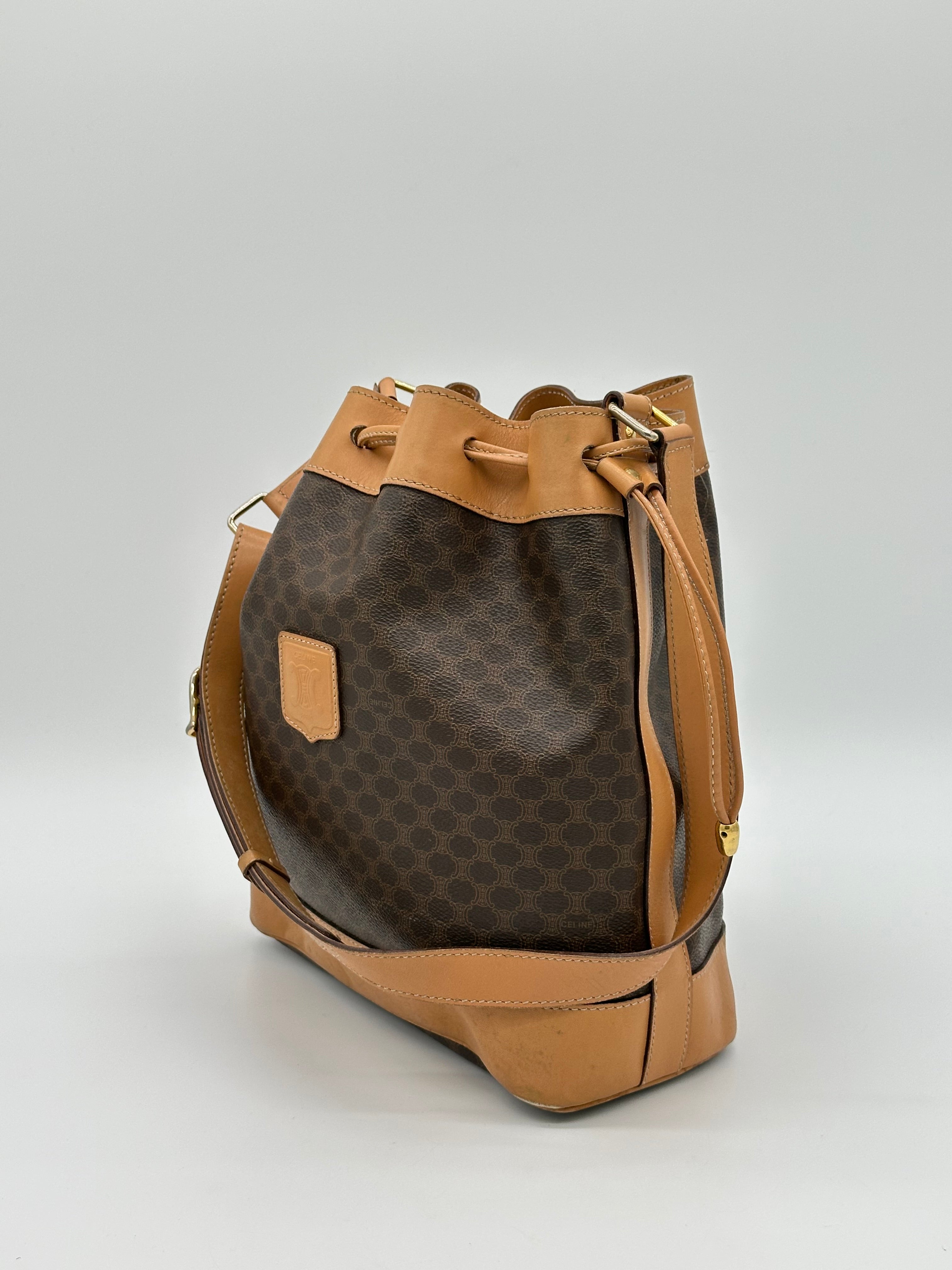 Céline Macadam Bucket Bag