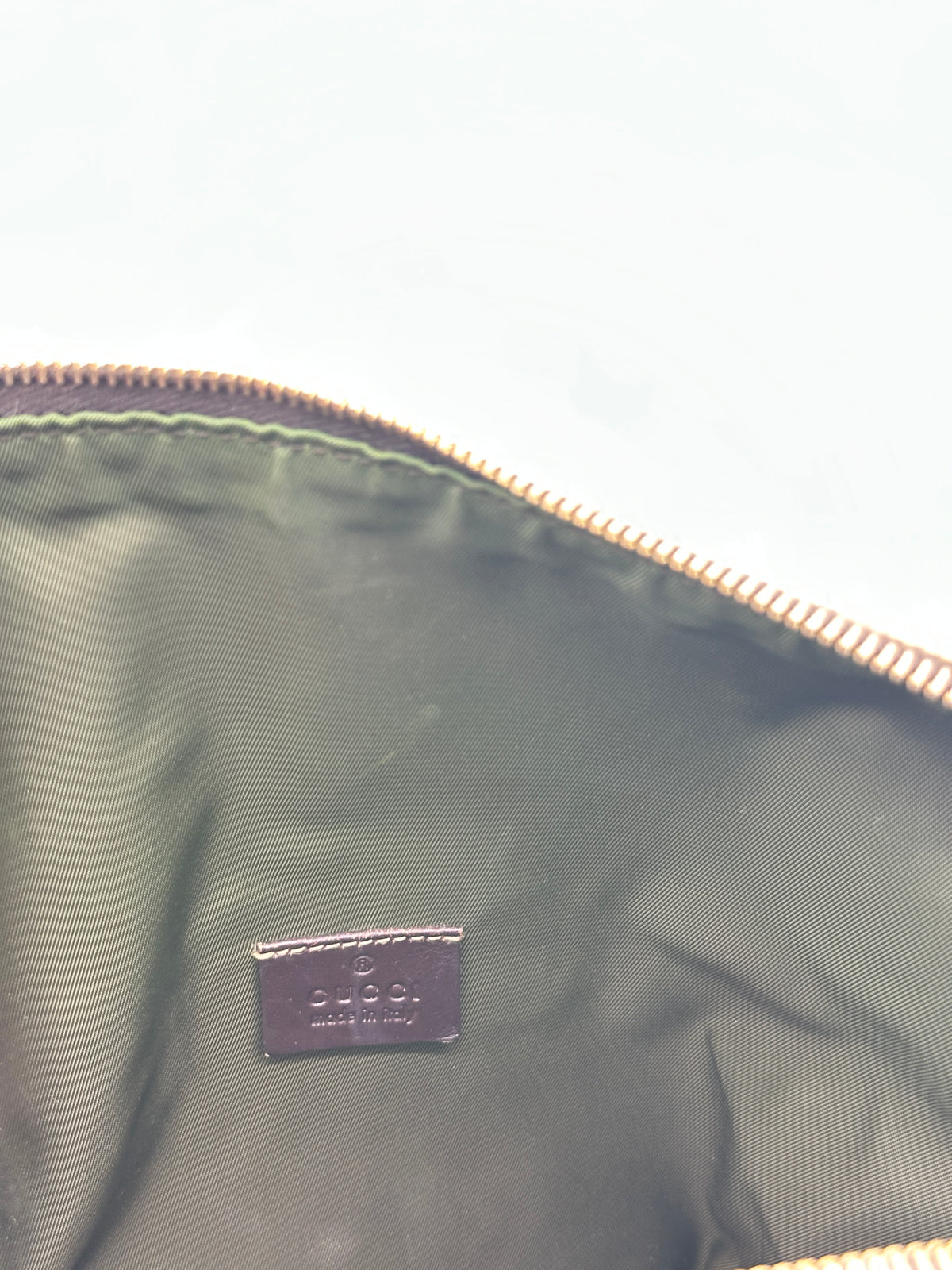 Gucci Canvas Diaper Bag