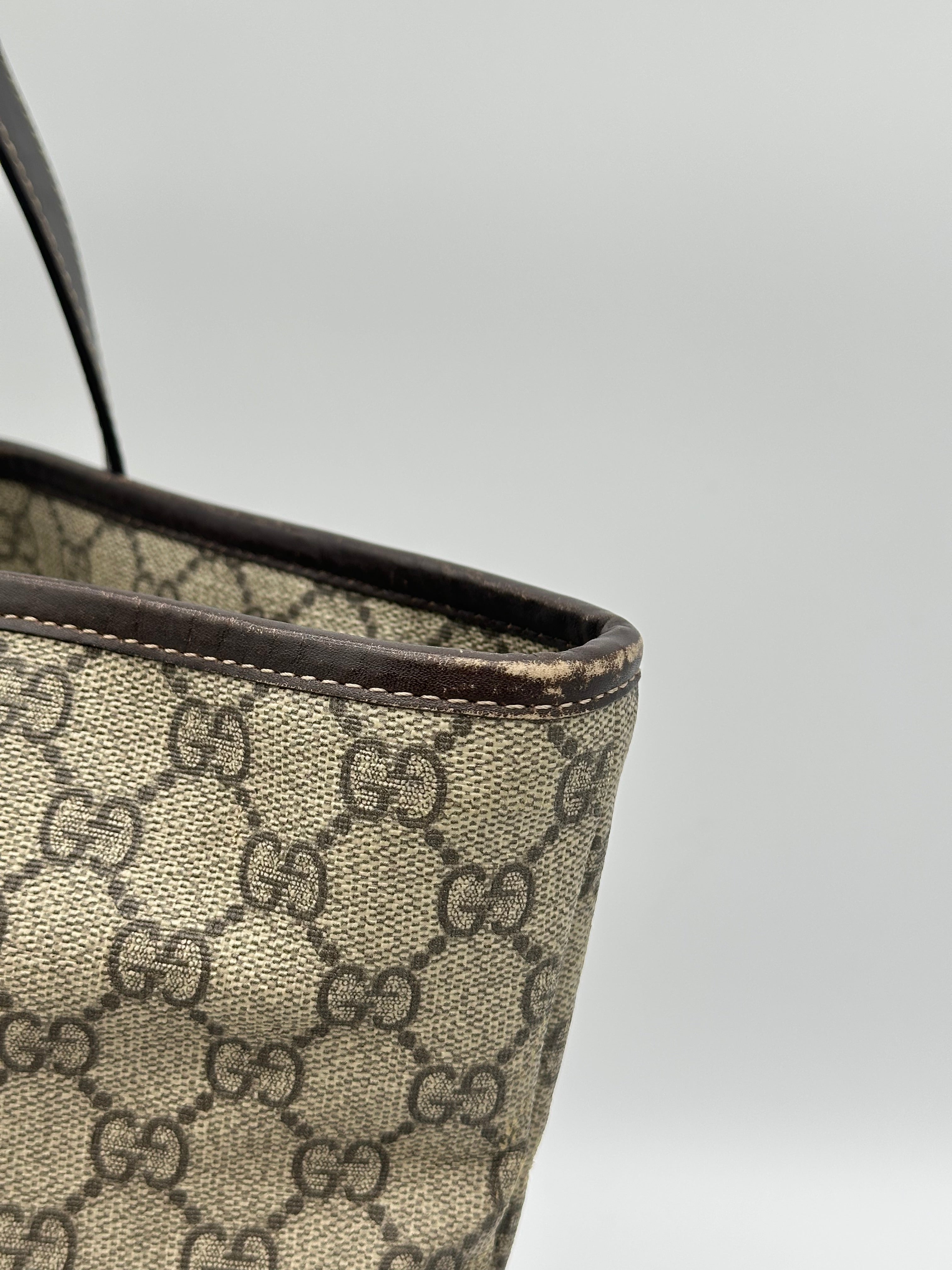 Pre-loved Gucci GG Supreme Tote Bag | Pepper Luxury Vintage