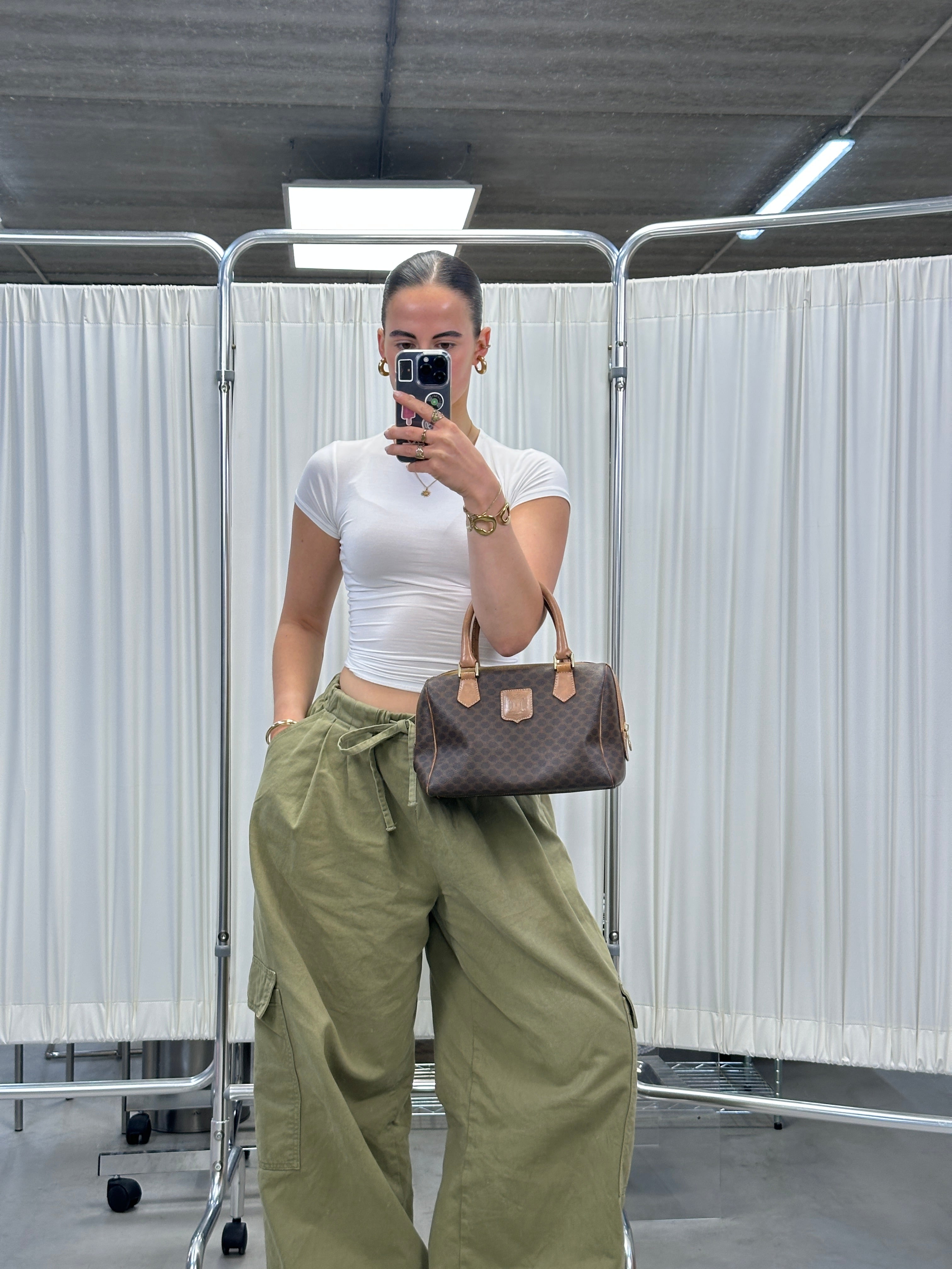 Pre-loved Céline Macadam Boston 25 | Pepper Luxury Vintage