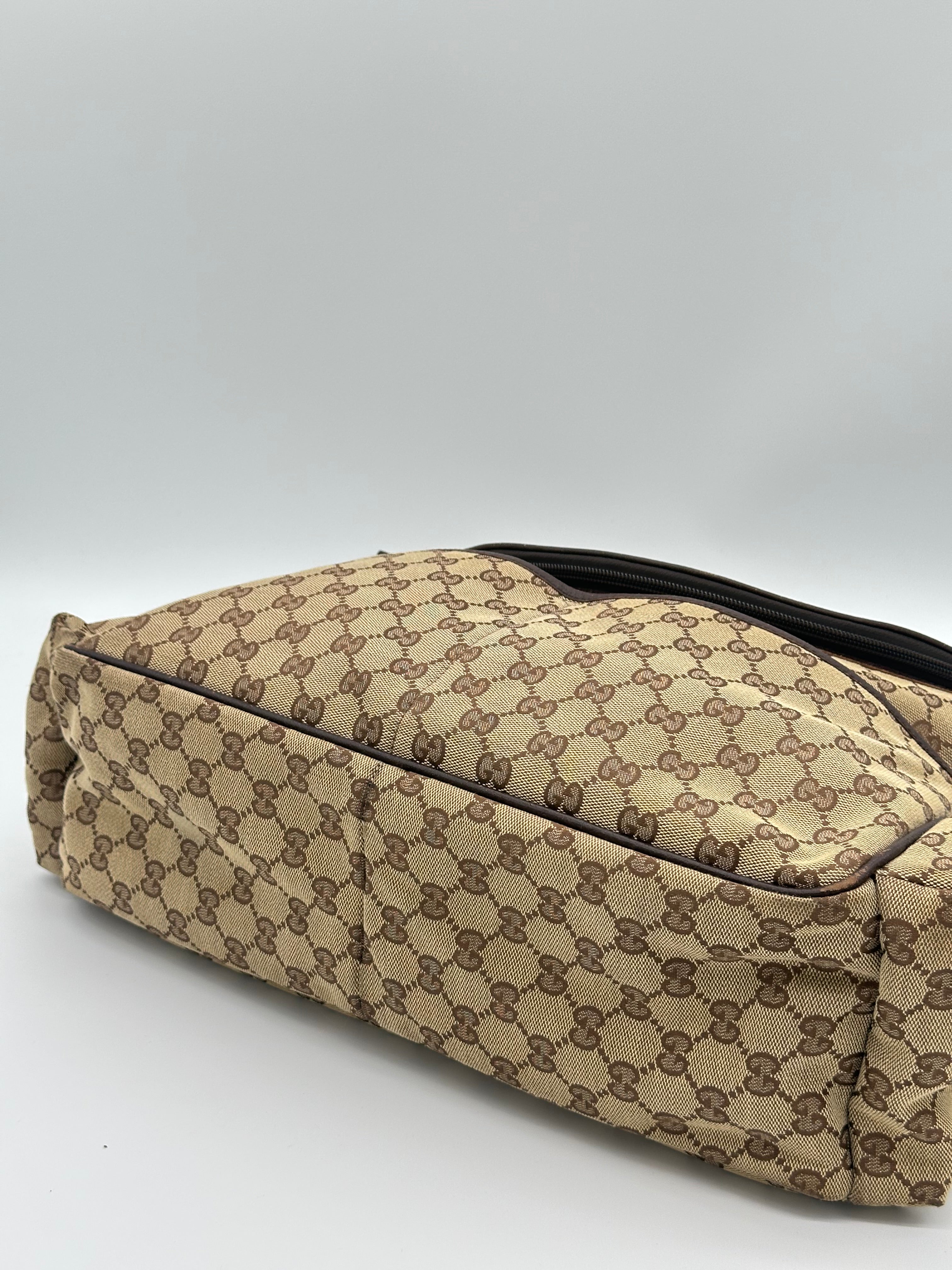 Gucci Canvas Diaper Bag