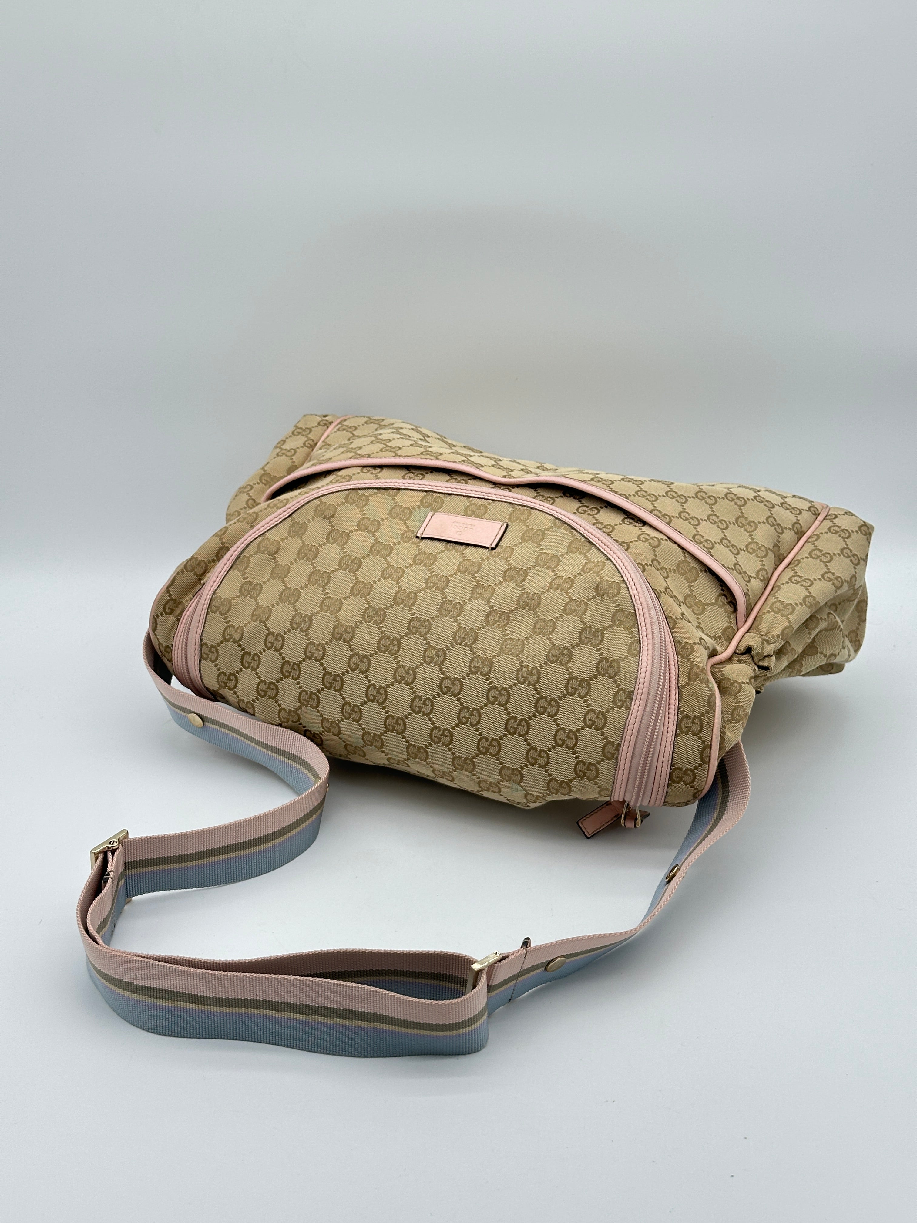 Gucci Canvas Diaper Bag