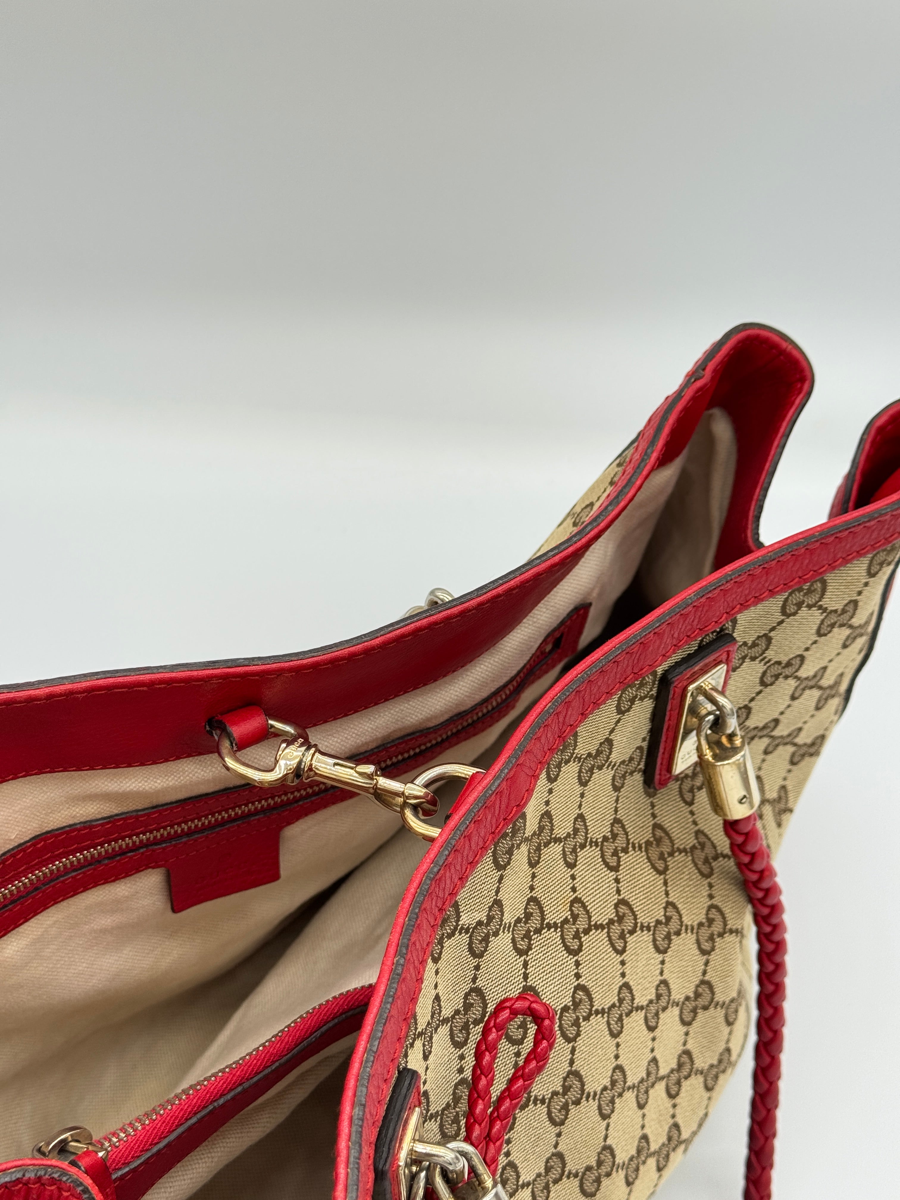 Gucci Tassel Bamboo Tote