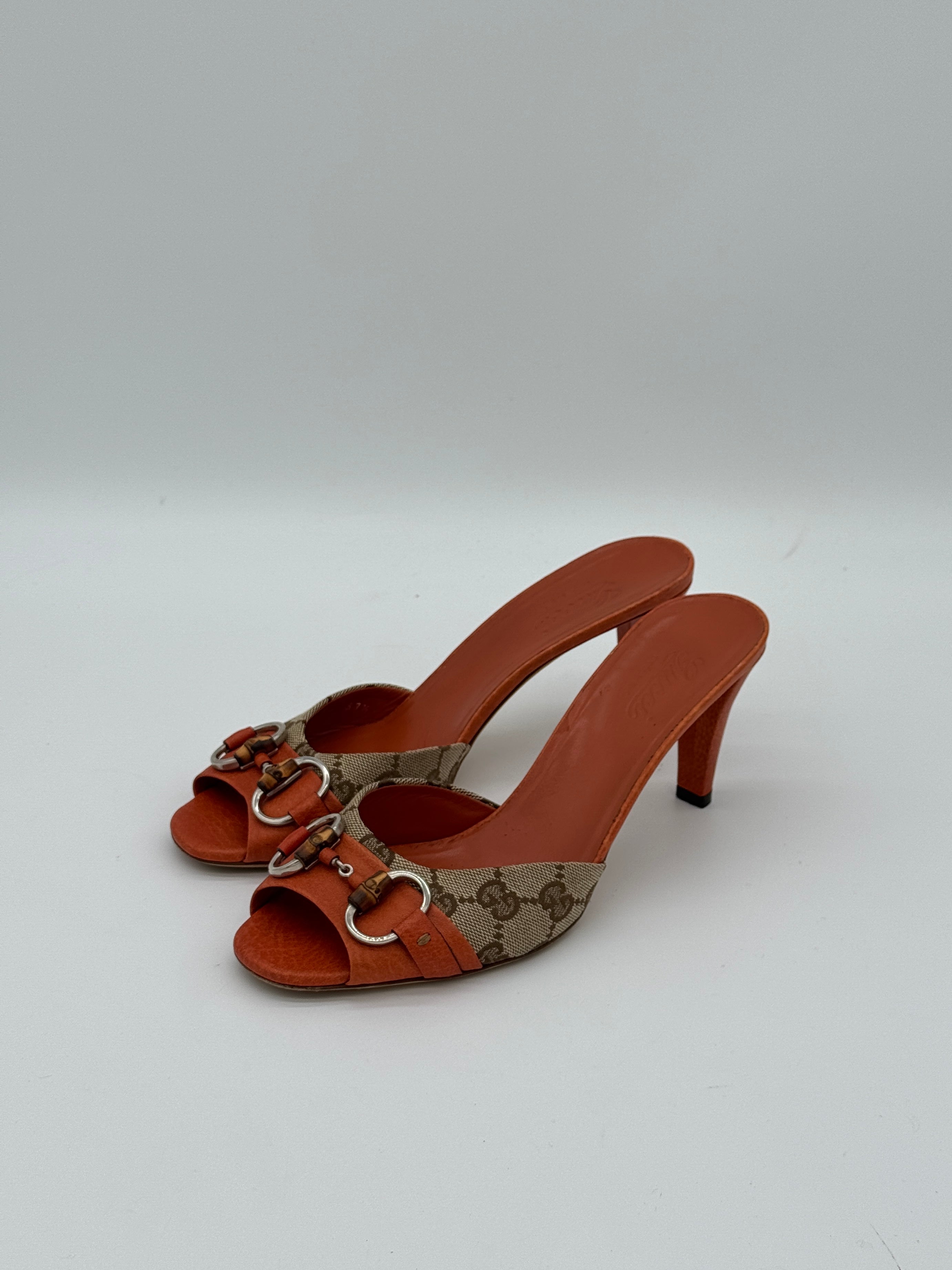 Gucci Horsebit Bamboo Sandals