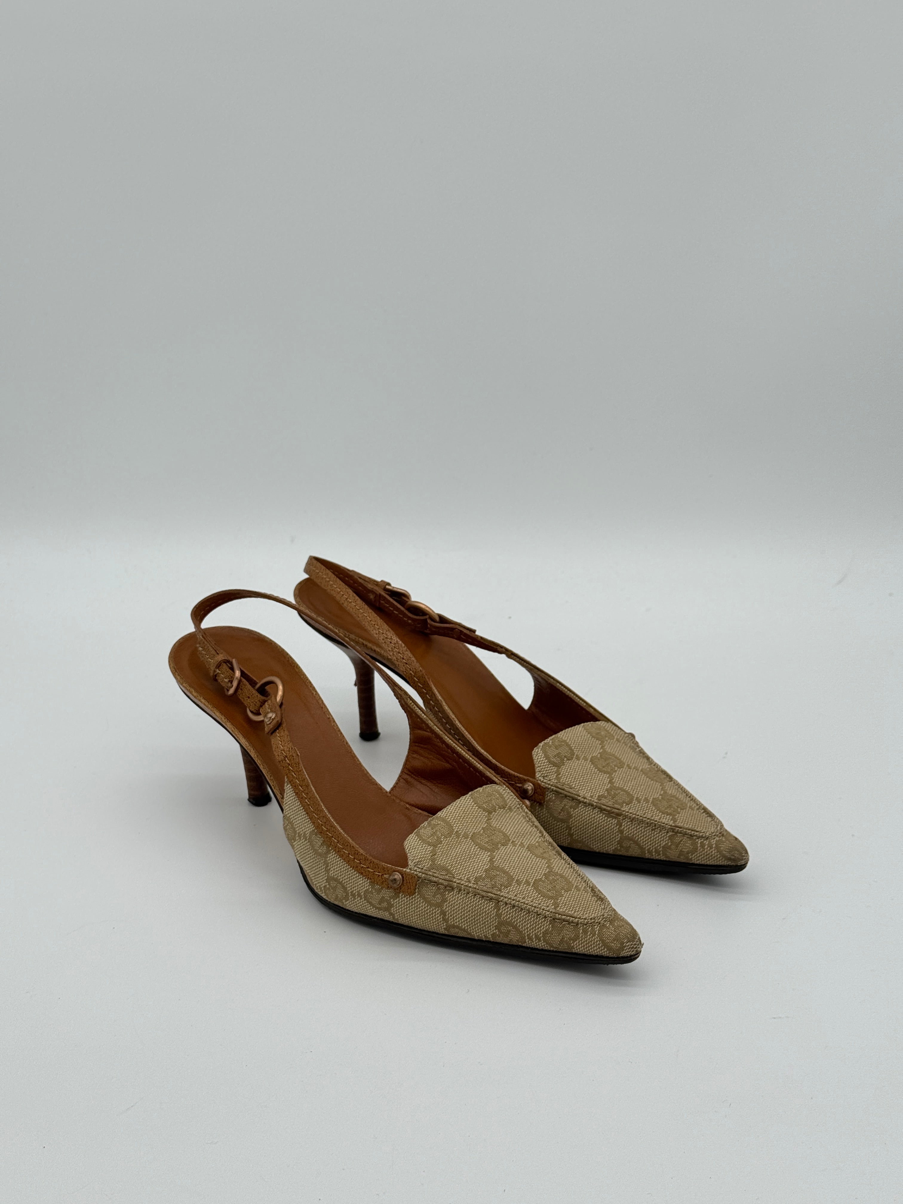 Gucci Scar Tess Heels