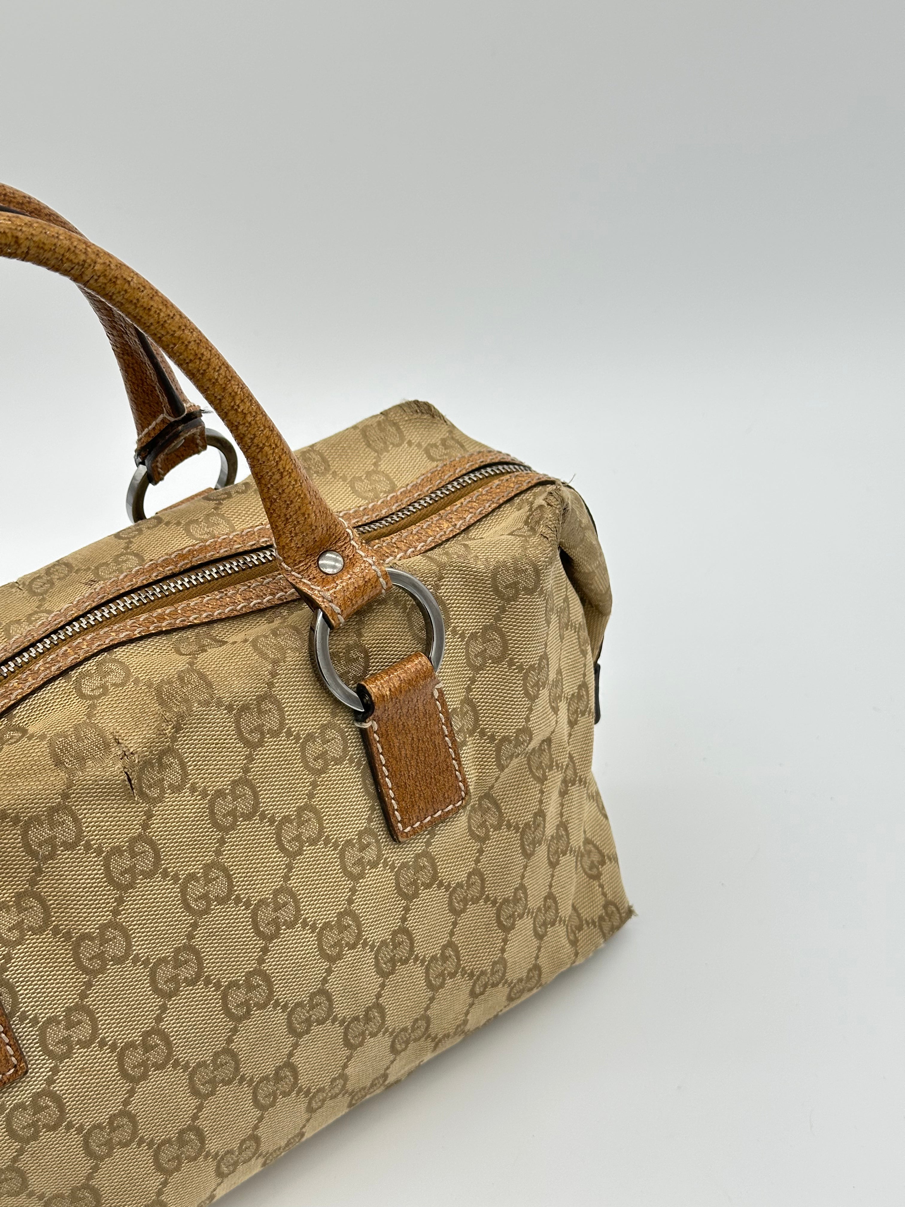 Gucci Canvas Top Handle