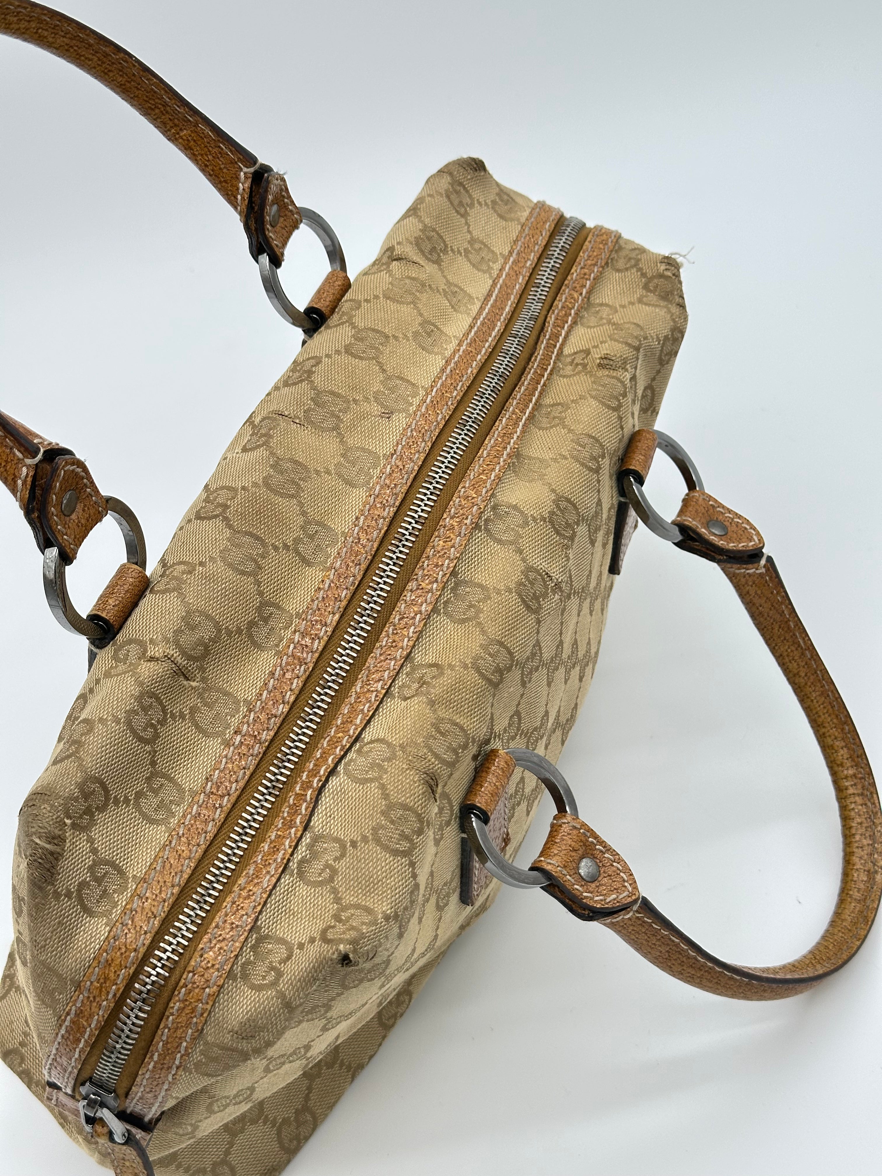 Gucci Canvas Top Handle