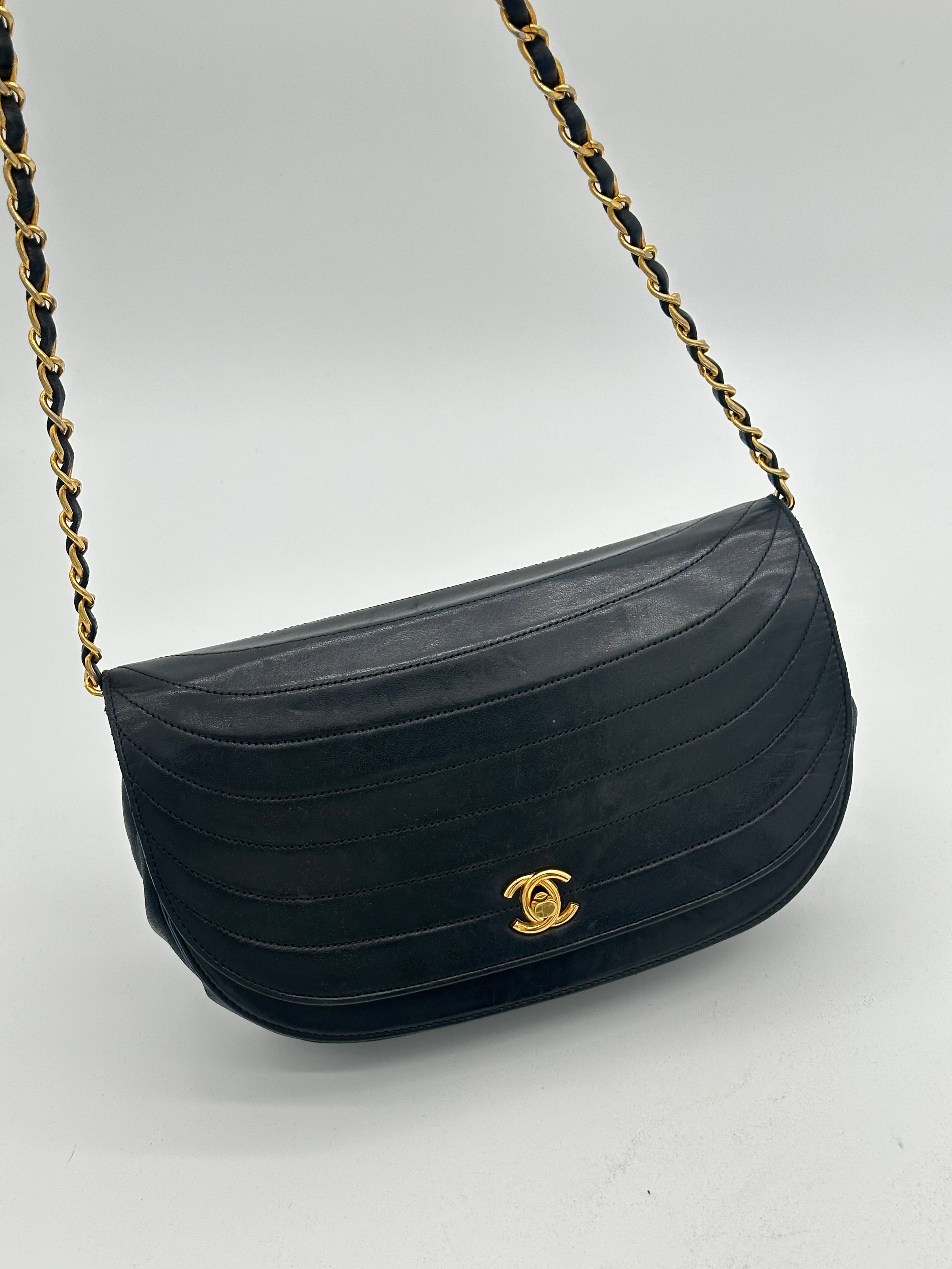 Chanel Half Moon Single Flap