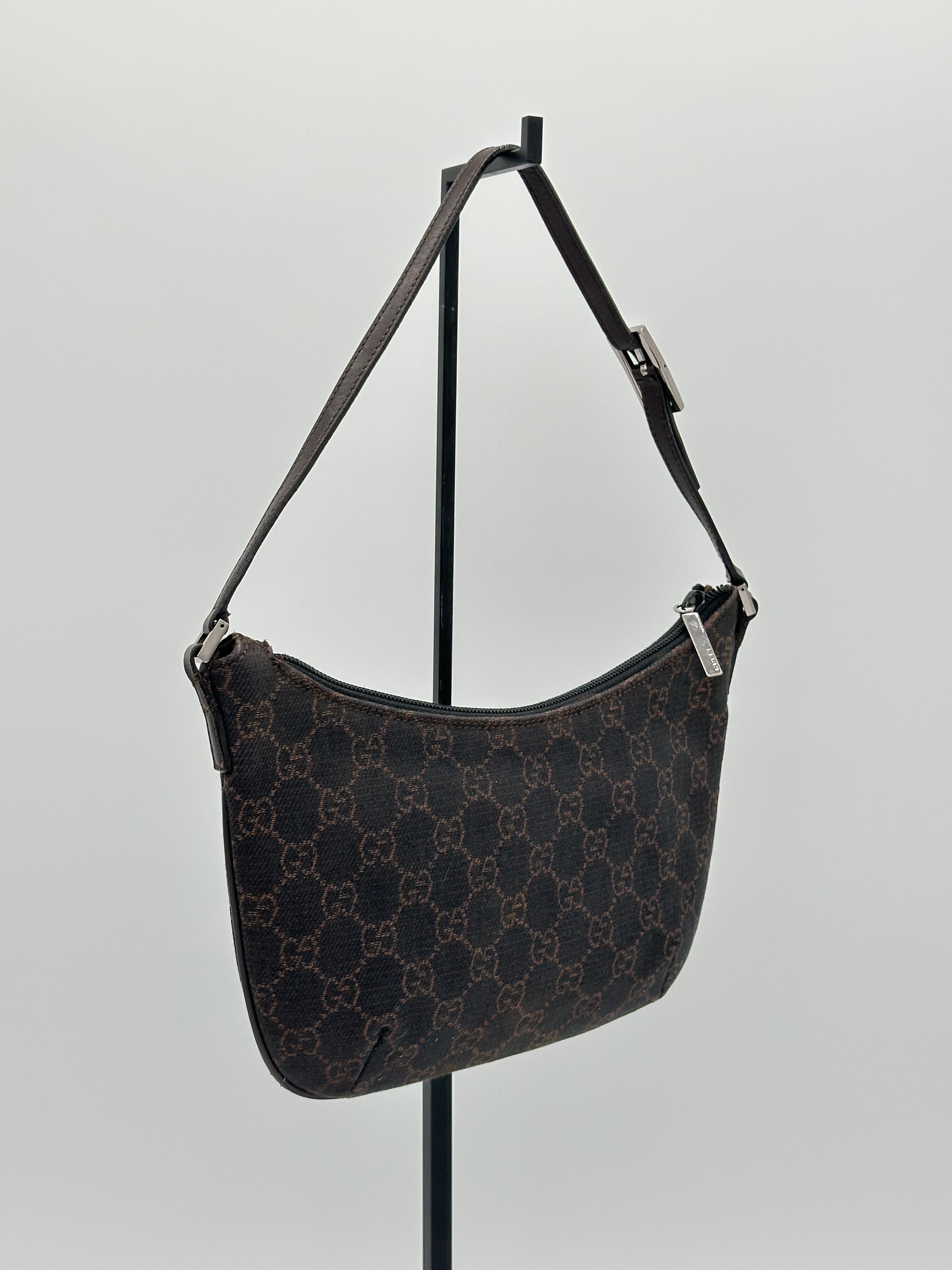 Gucci Canvas Baguette