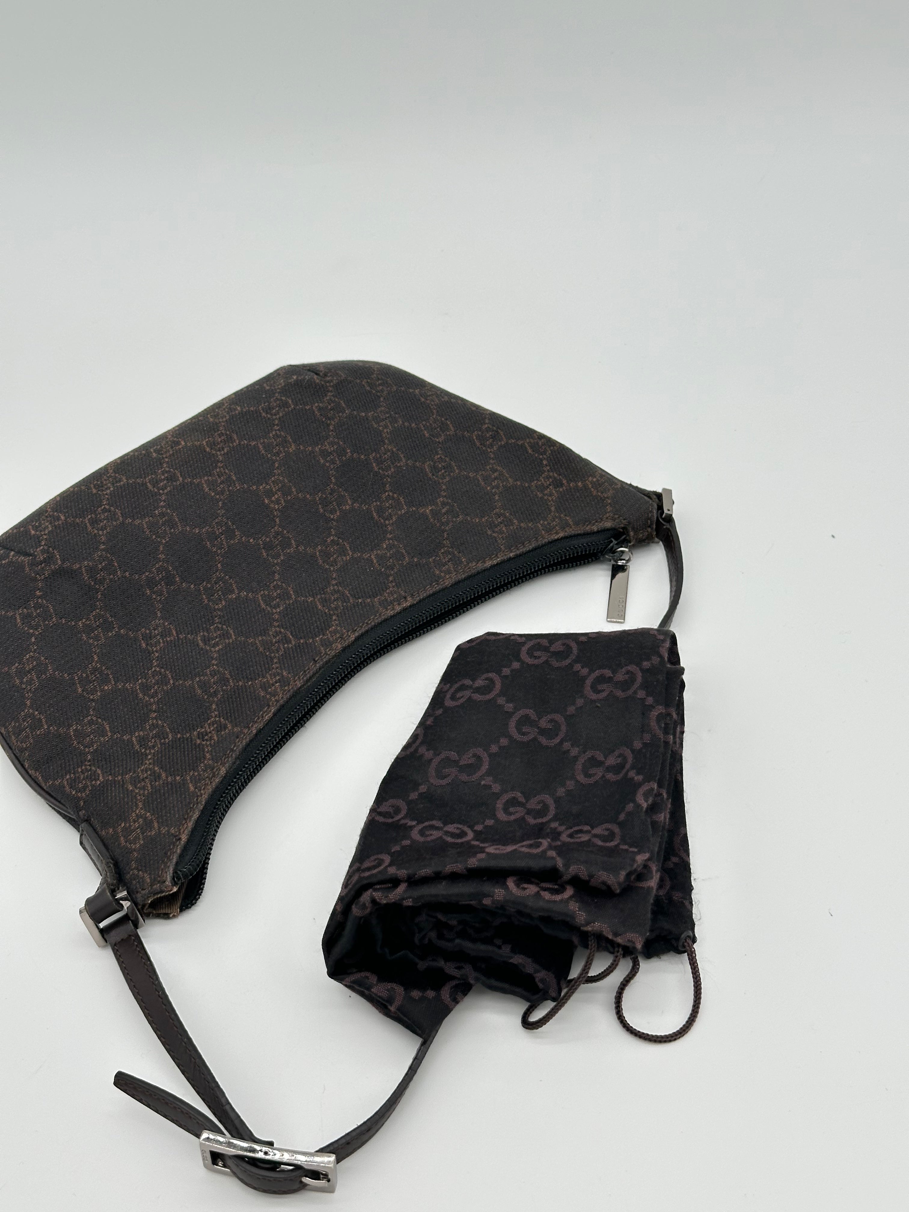 Gucci Canvas Baguette