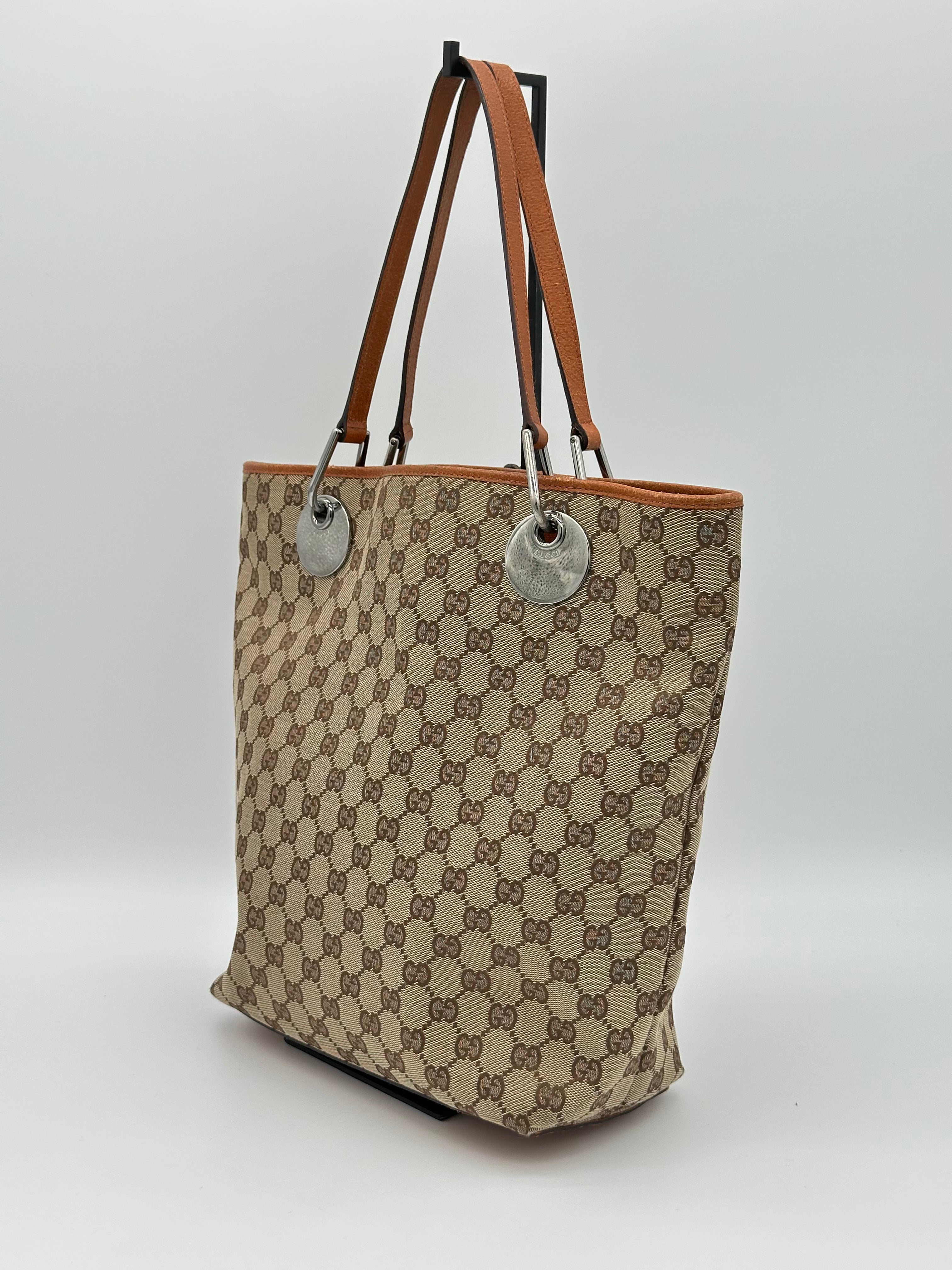 Gucci Eclipse Canvas Tote Bag