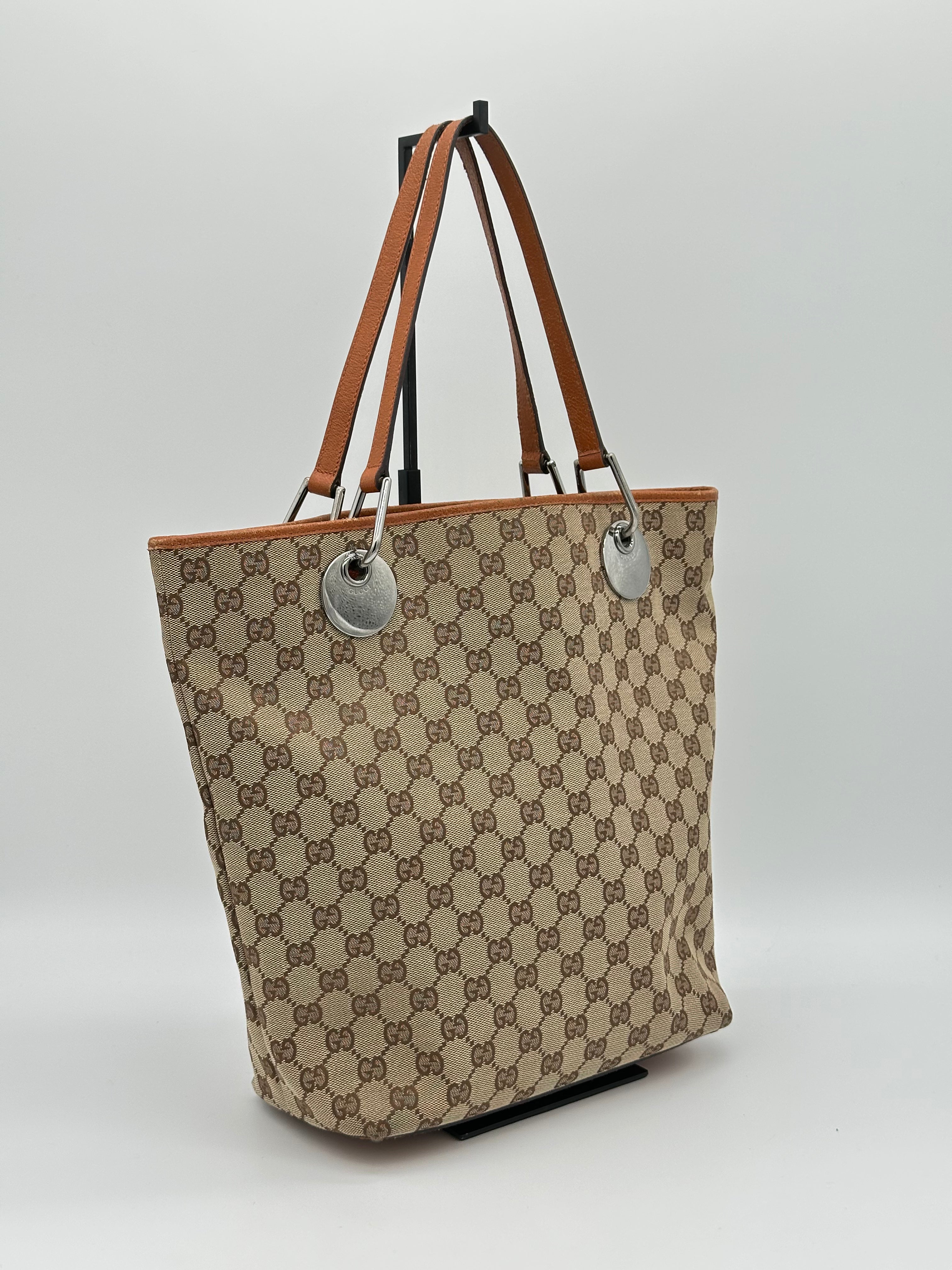 Gucci Eclipse Canvas Tote Bag