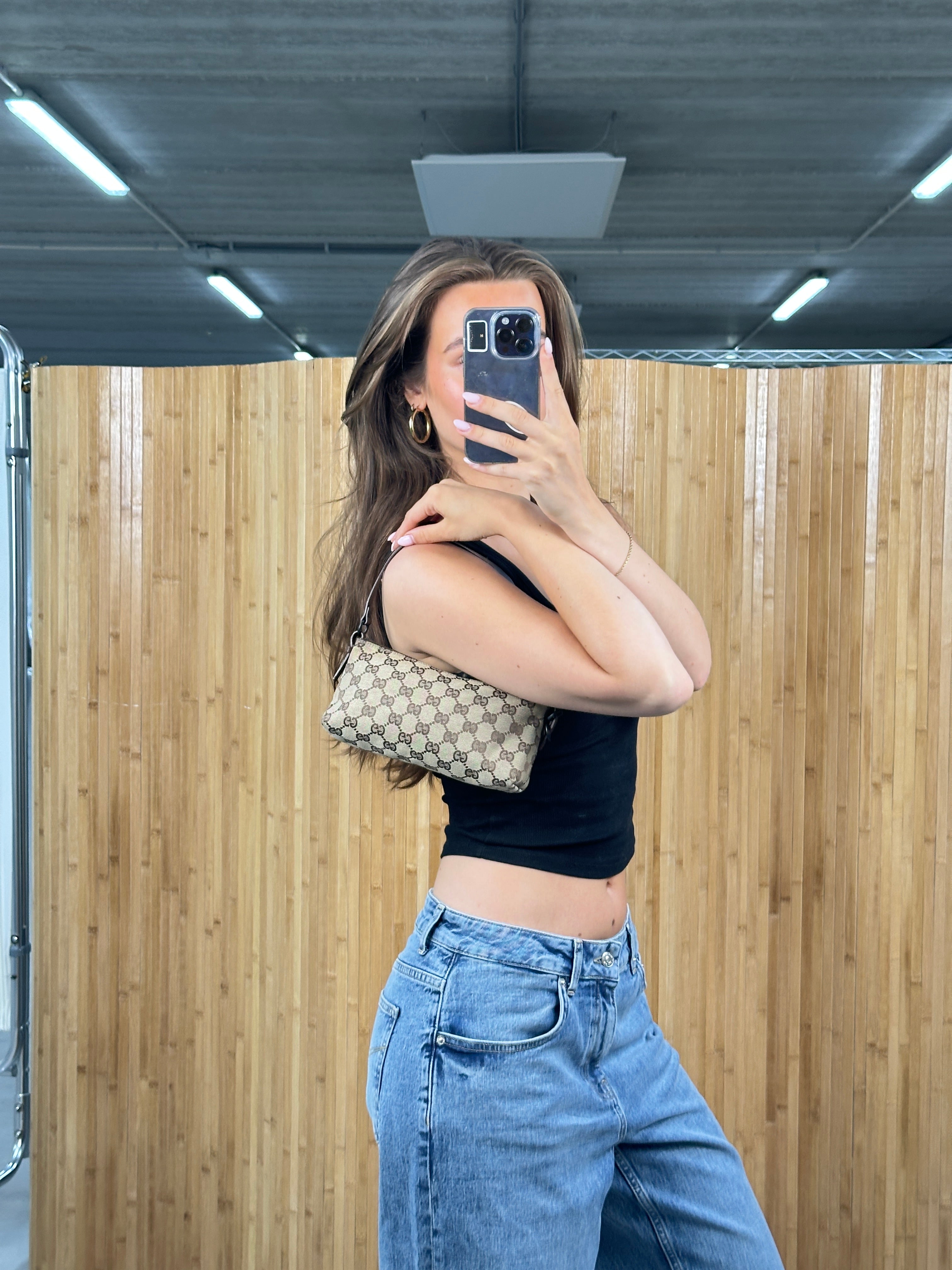 Gucci GG Canvas Pochette