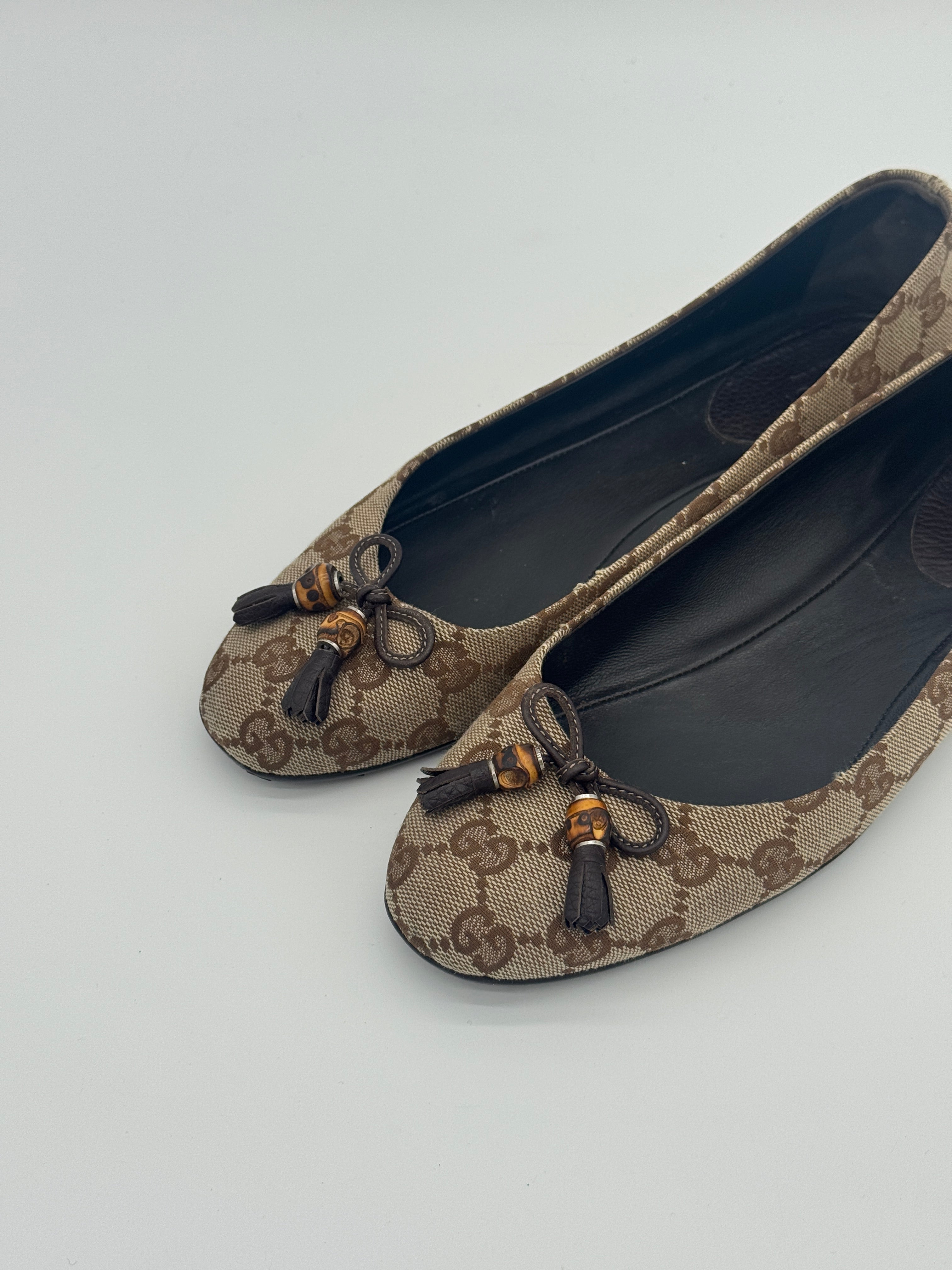 Gucci Bamboo Flats