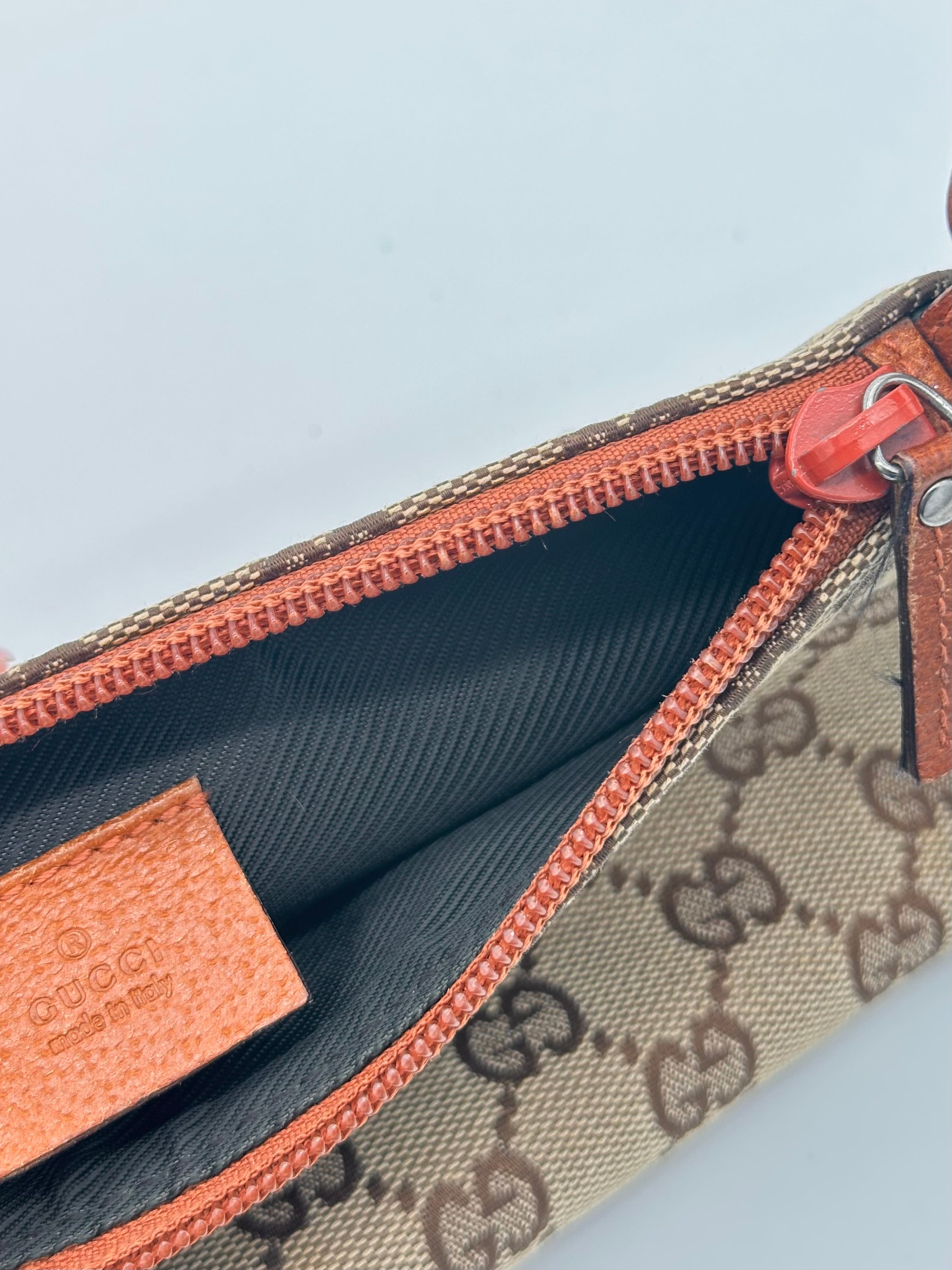 Pre-loved Gucci Canvas Pochette | Pepper Luxury Vintage
