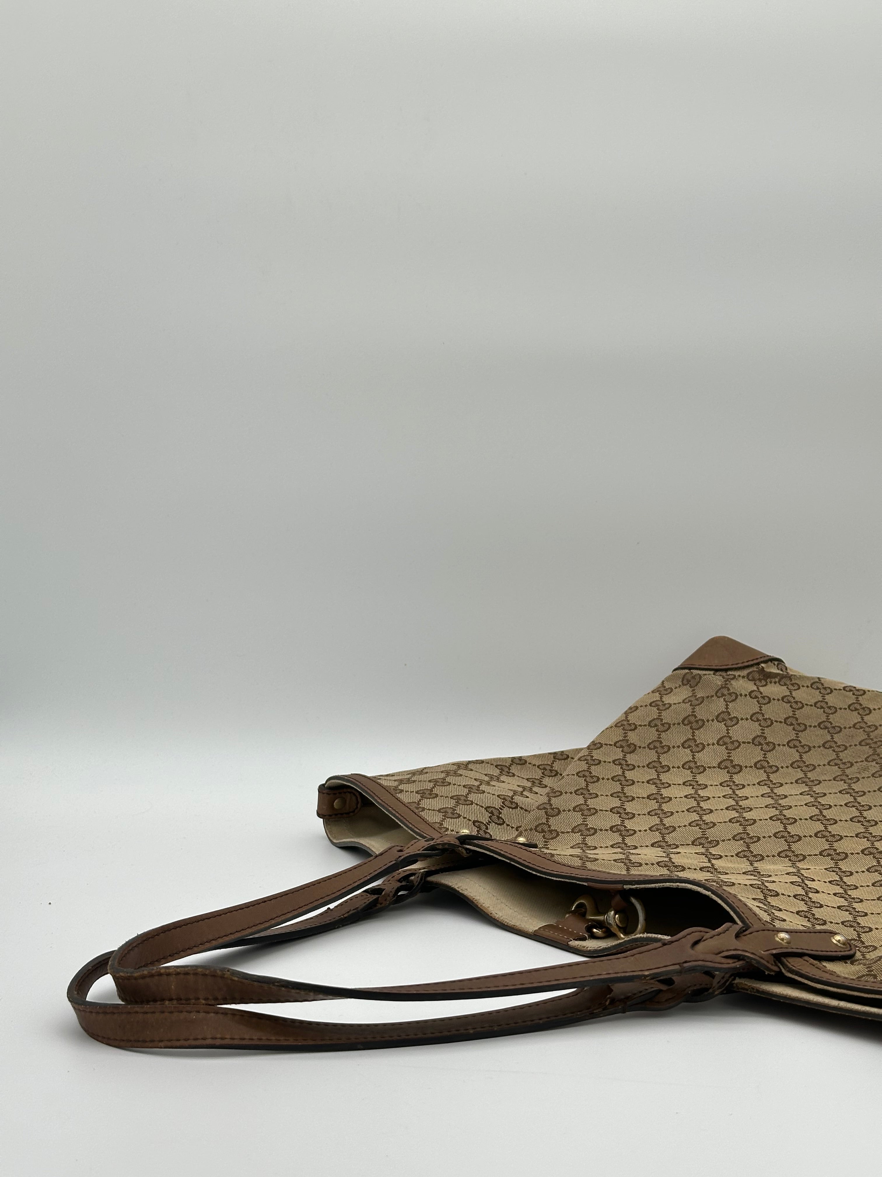 Gucci Craft Canvas Tote Bag