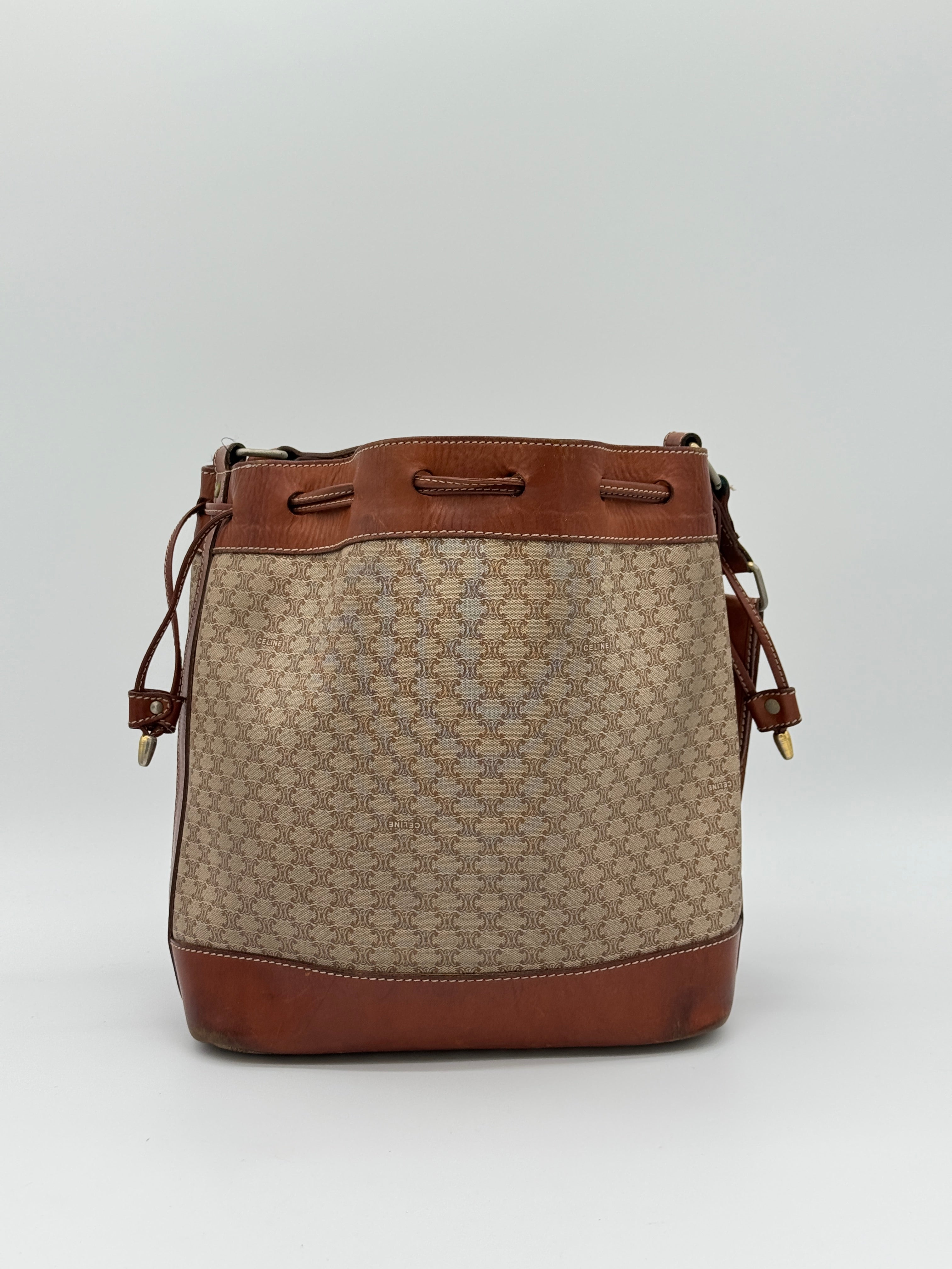 Céline Macadam Bucket Bag