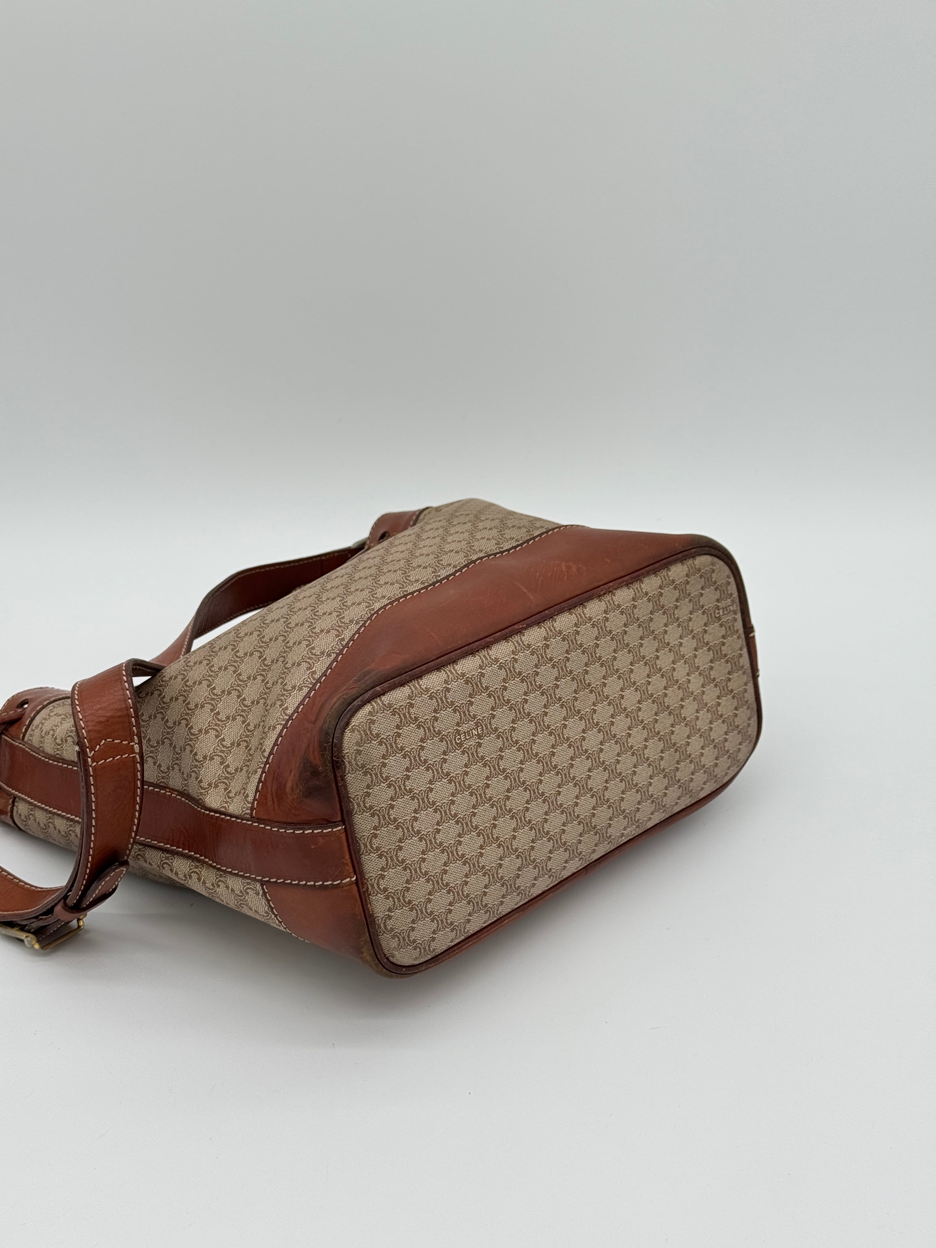 Céline Macadam Bucket Bag