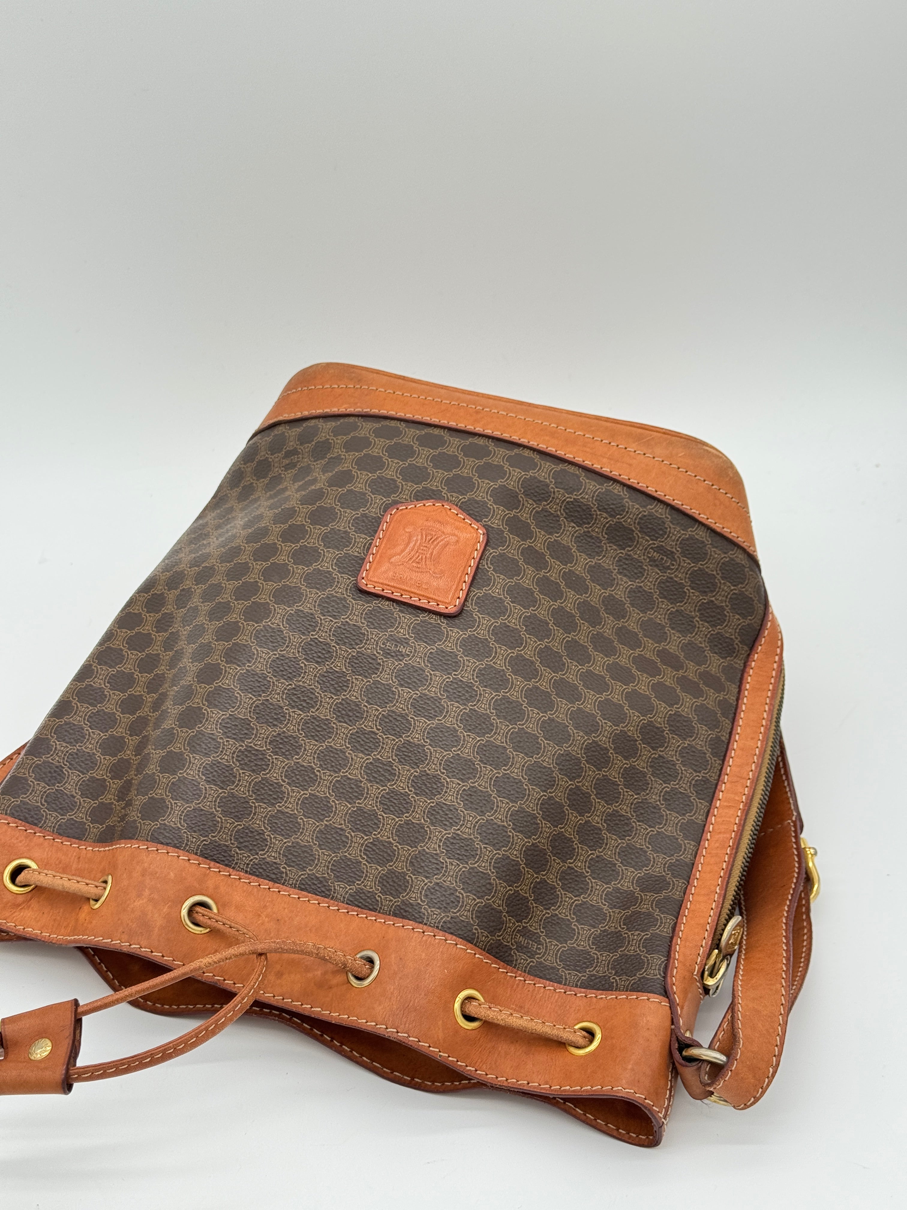 Céline Macadam Bucket Bag